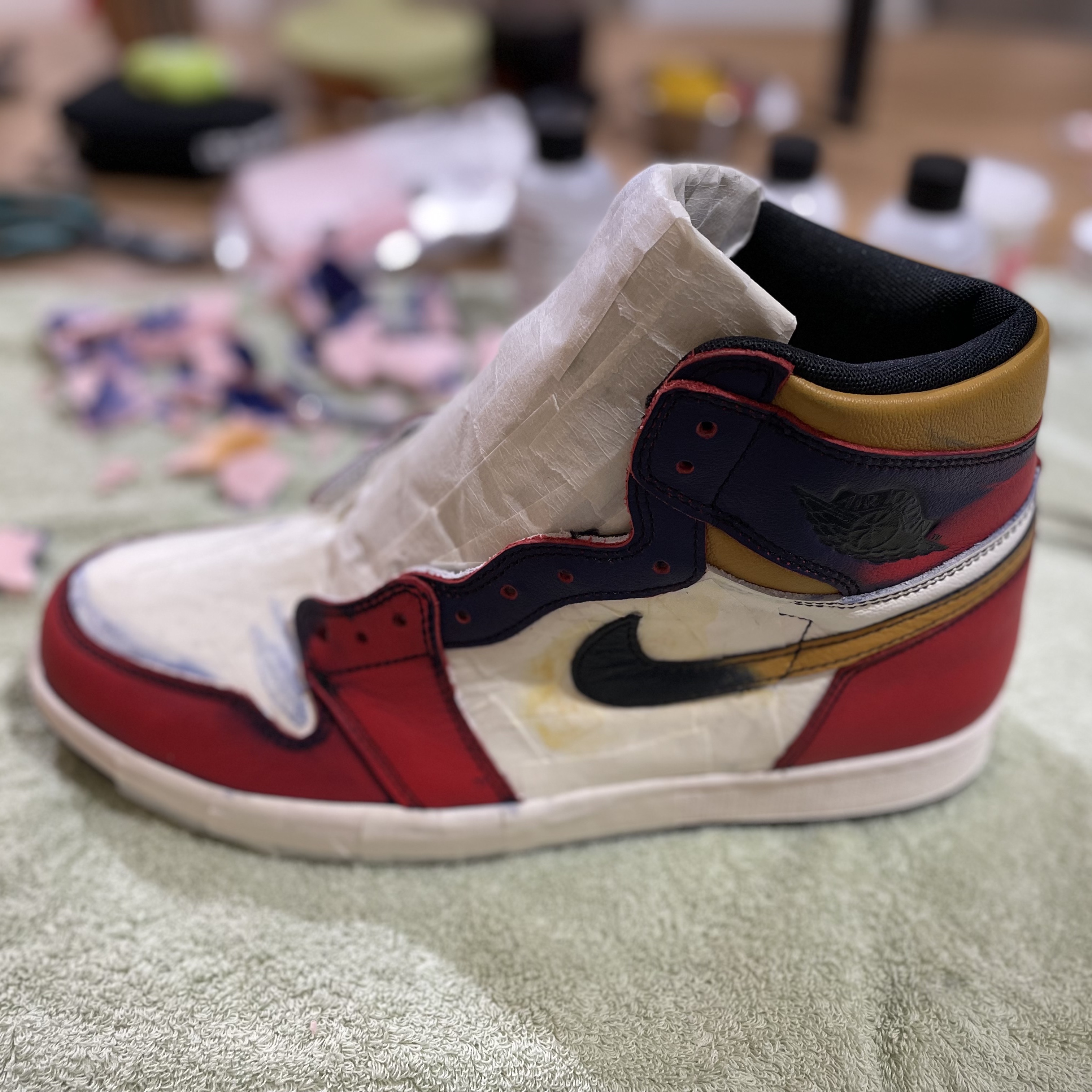 Jordan 1 Retro High OG Defiant SB LA to Chicago 착용 스타일 - 2