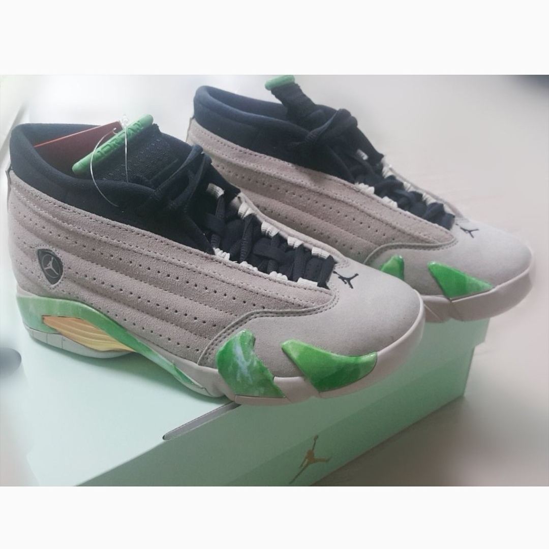 (W) Jordan 14 x Aleali May Retro Low SP Fortune 착용 스타일