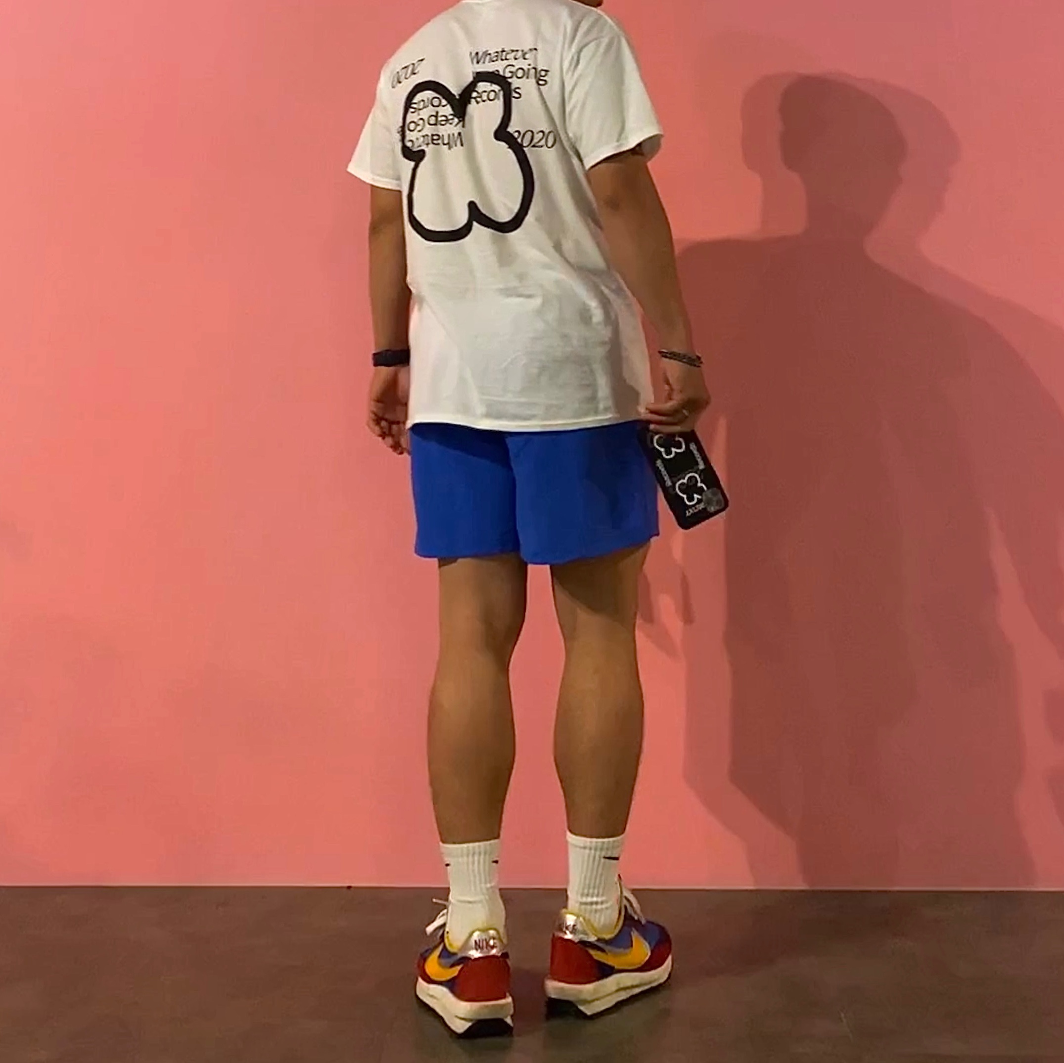 Nike x Sacai LDWaffle Blue Multi 착용 스타일