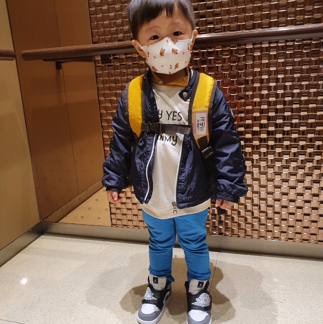 (TD) Sky Jordan 1 Particle Grey 착용 스타일