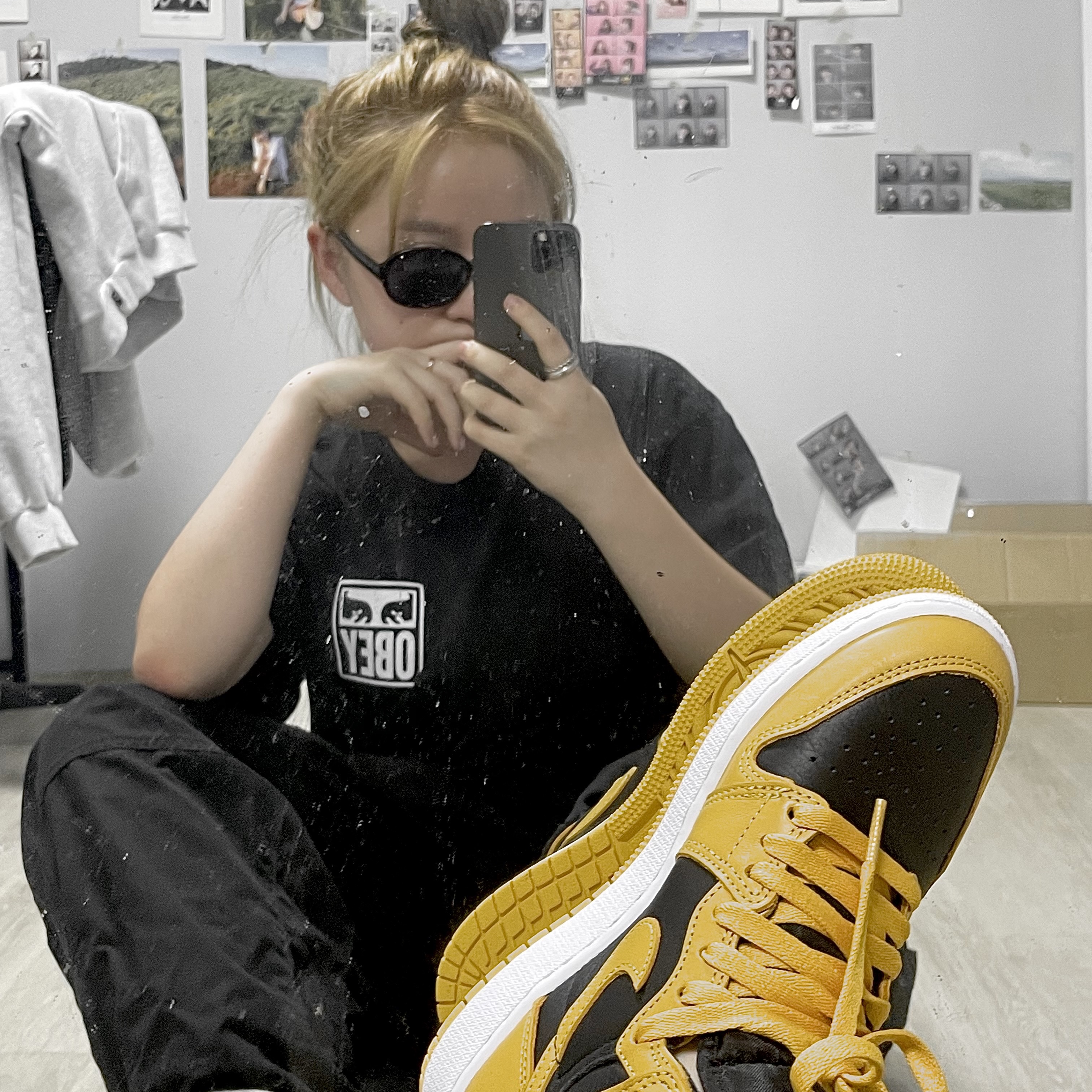 Jordan 1 Retro High OG Pollen 착용 스타일 - 3