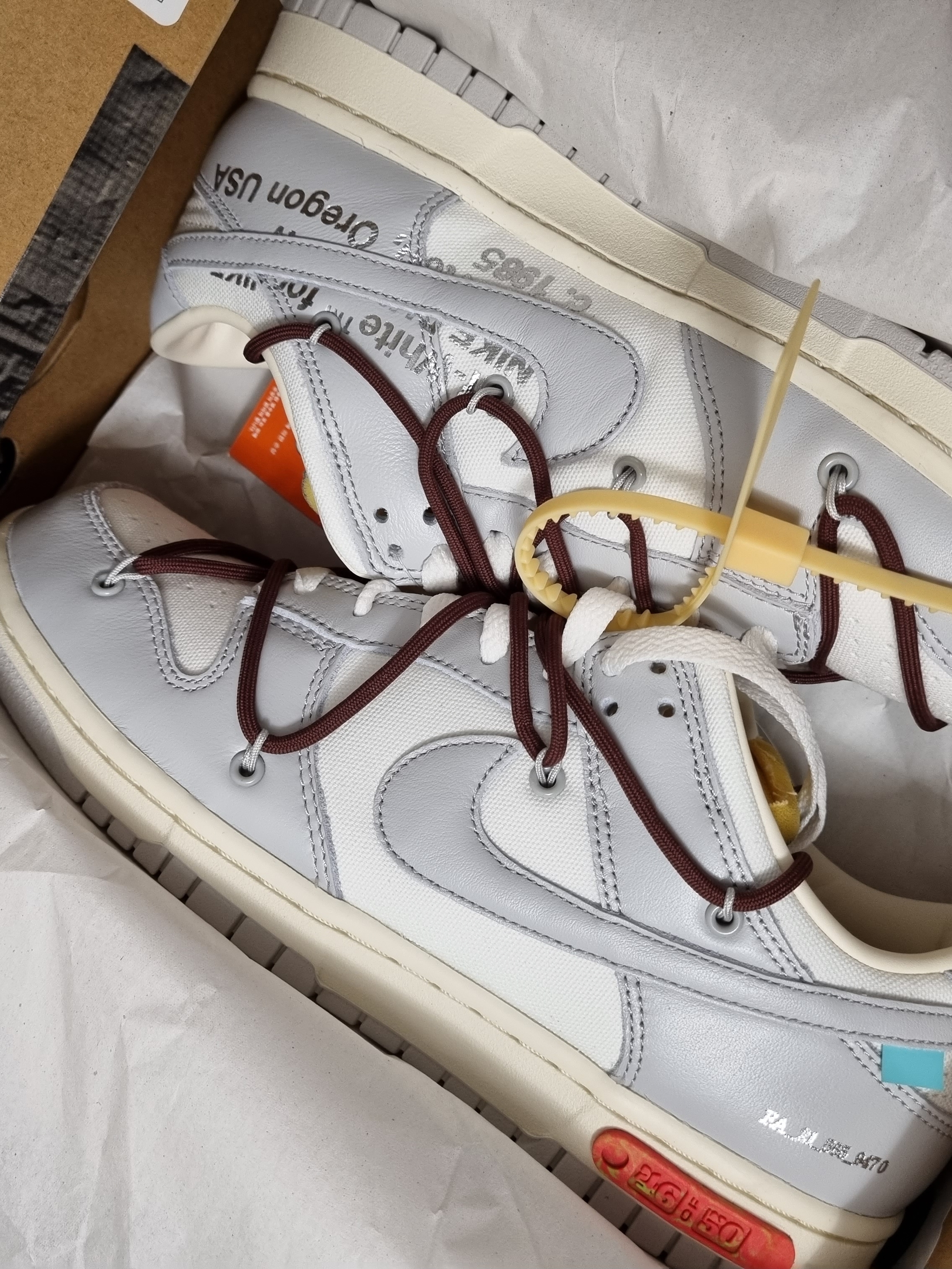 Nike x Off-White Dunk Low The 50 - Lot 46 착용 스타일 - 4
