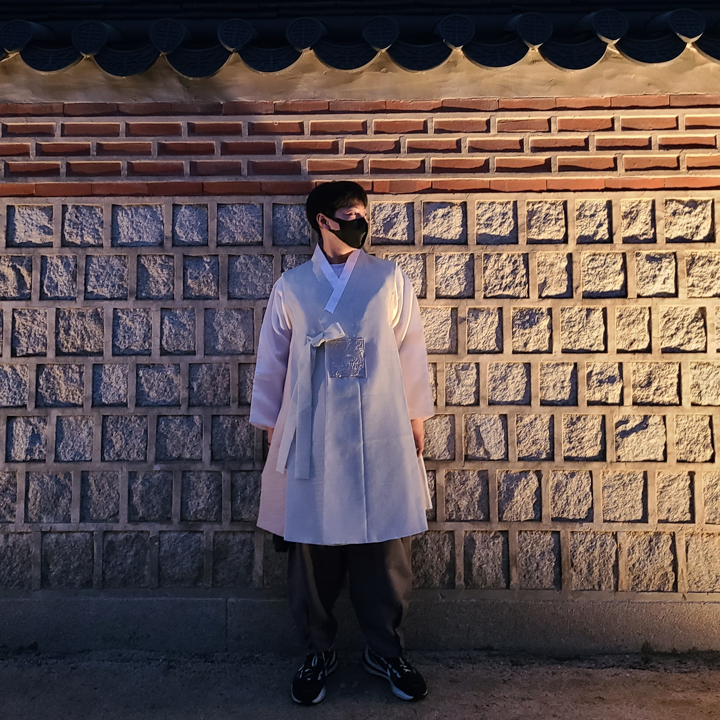 Nike x Sacai VaporWaffle Black White 착용 스타일