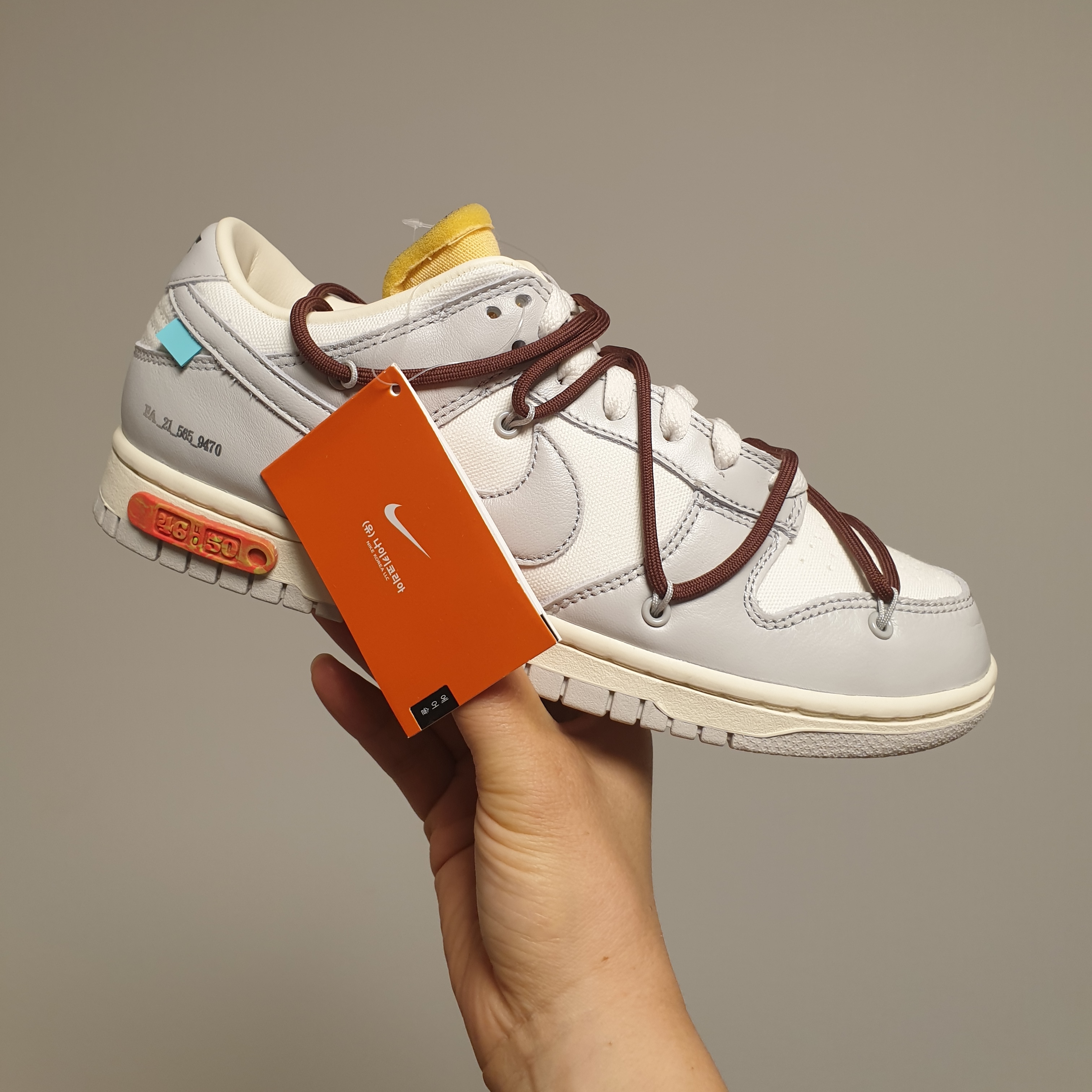 Nike x Off-White Dunk Low The 50 - Lot 46 착용 스타일 - 1