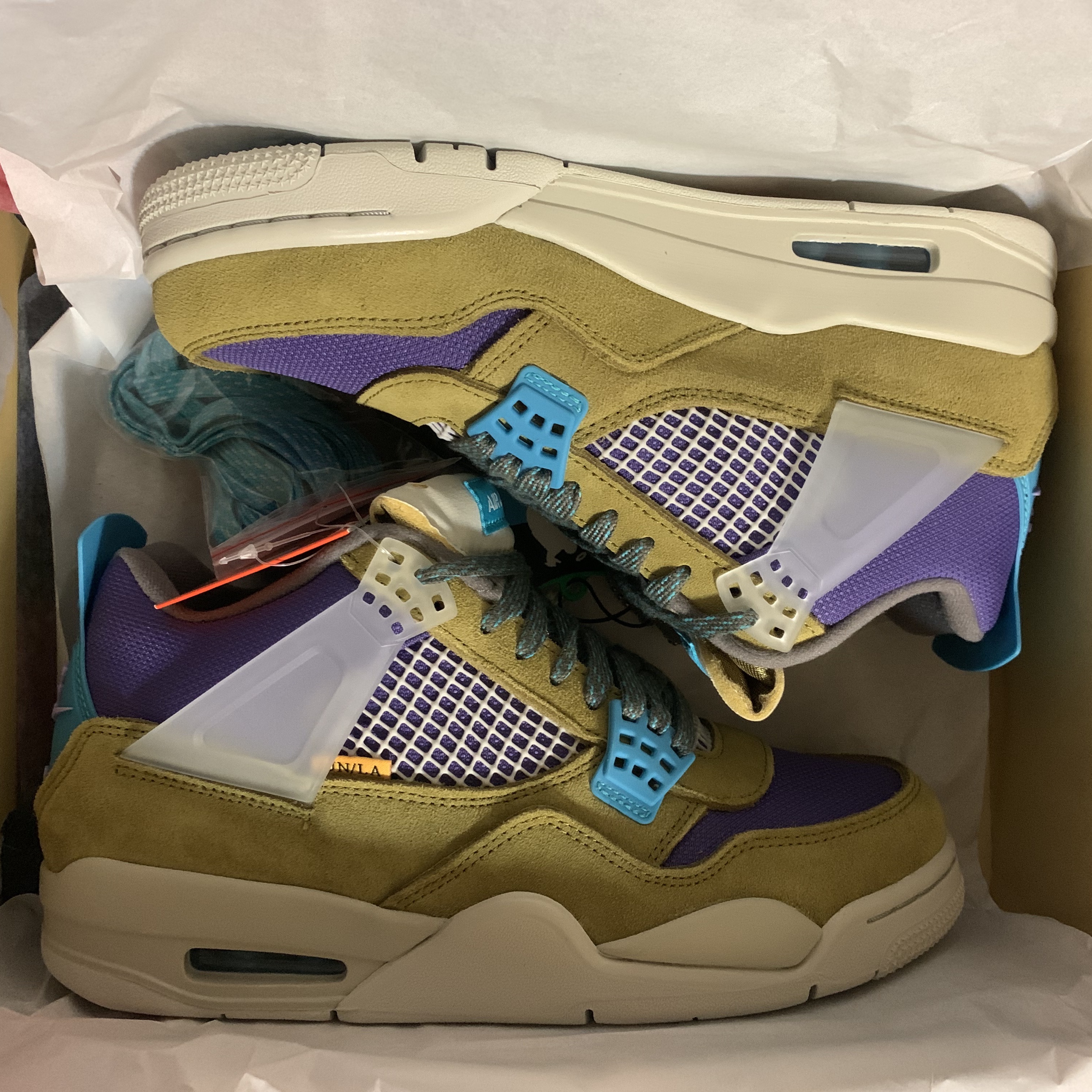 Jordan 4 x Union Retro SP Desert Moss 착용 스타일