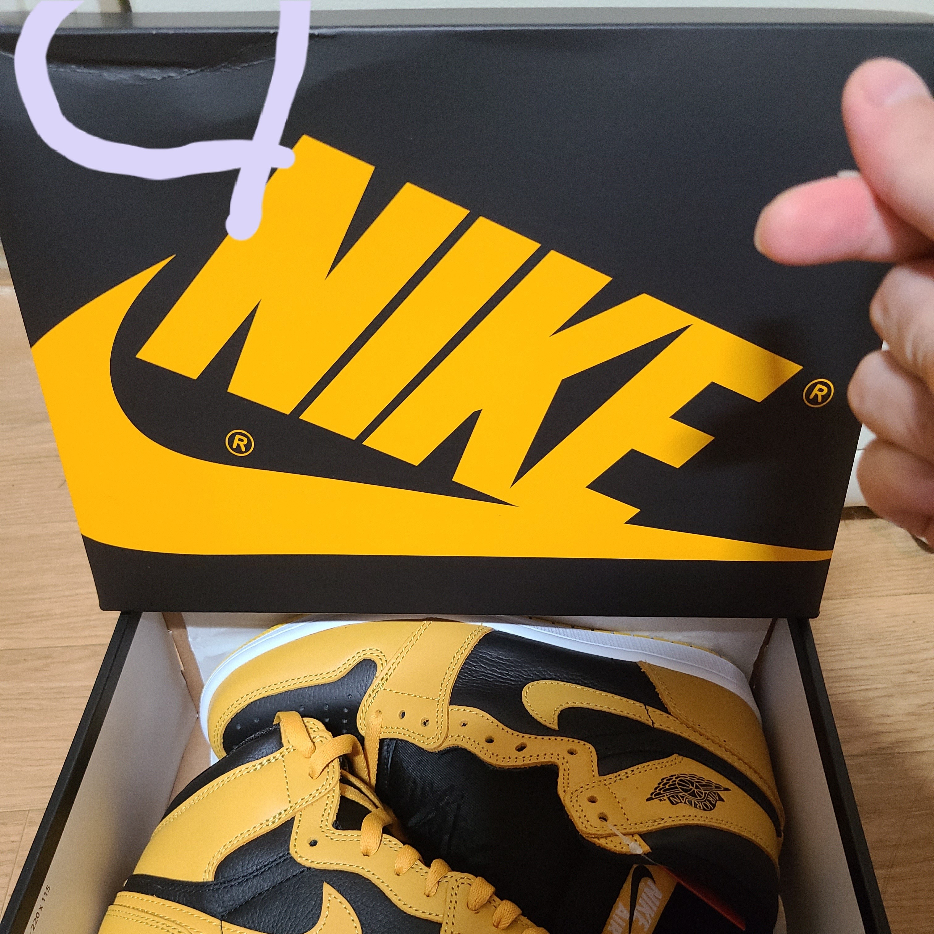 Jordan 1 Retro High OG Pollen 착용 스타일 - 3