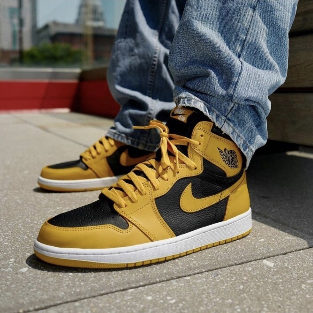 Jordan 1 Retro High OG Pollen, (GS) Jordan 1 Retro High OG Pollen 착용 스타일 - 2