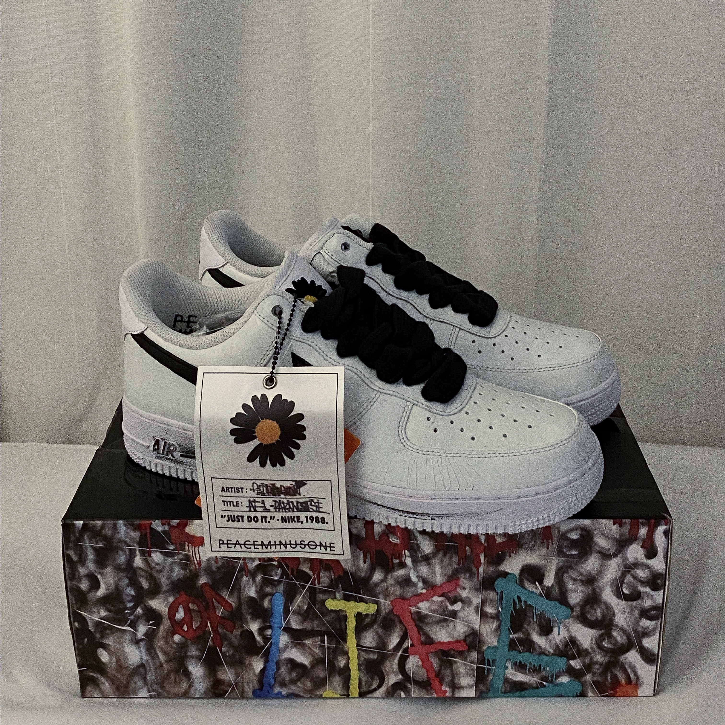 Nike x Peaceminusone Air Force 1 Low Para-Noise 2.0 착용 스타일