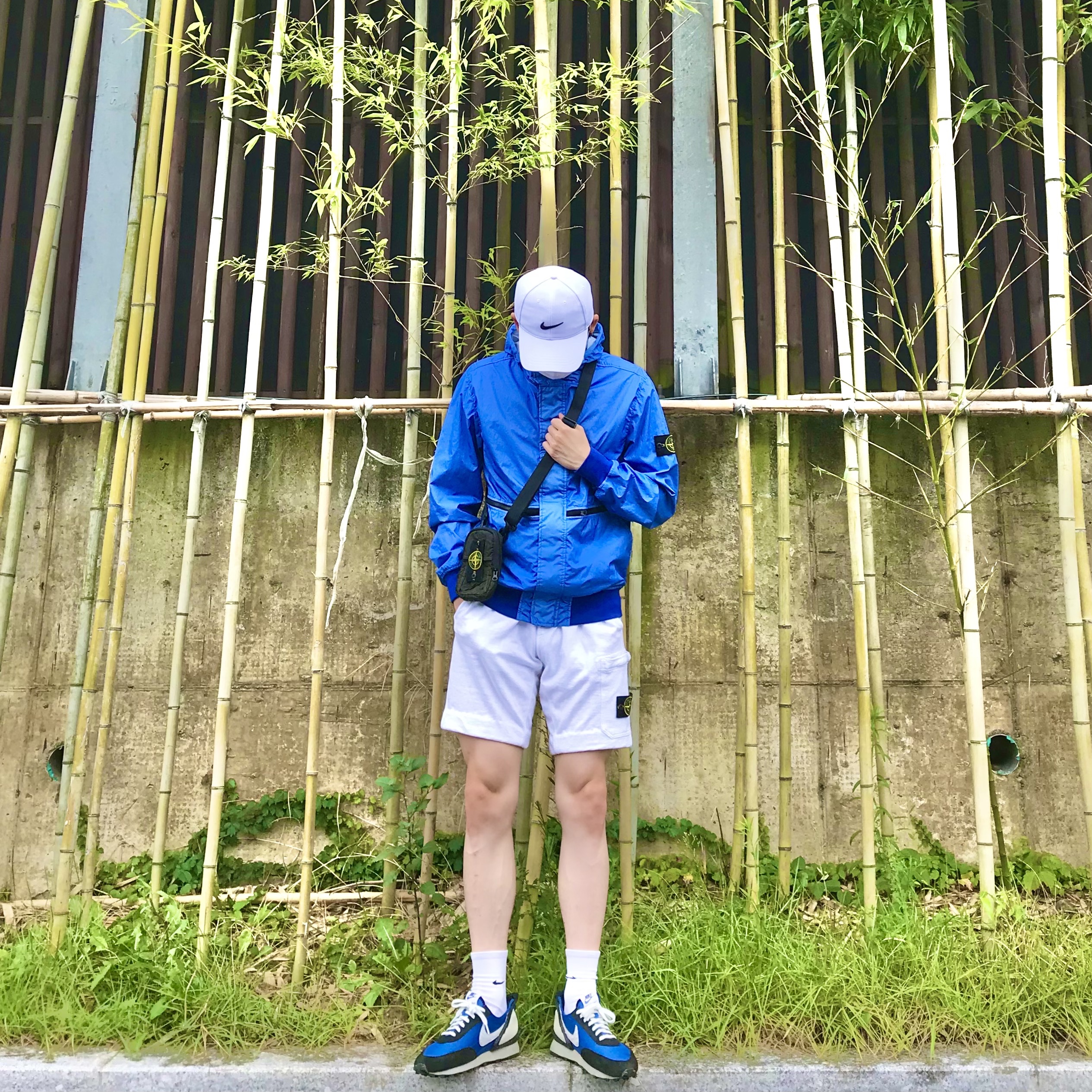 Nike x Undercover Daybreak Blue Jay 착용 스타일