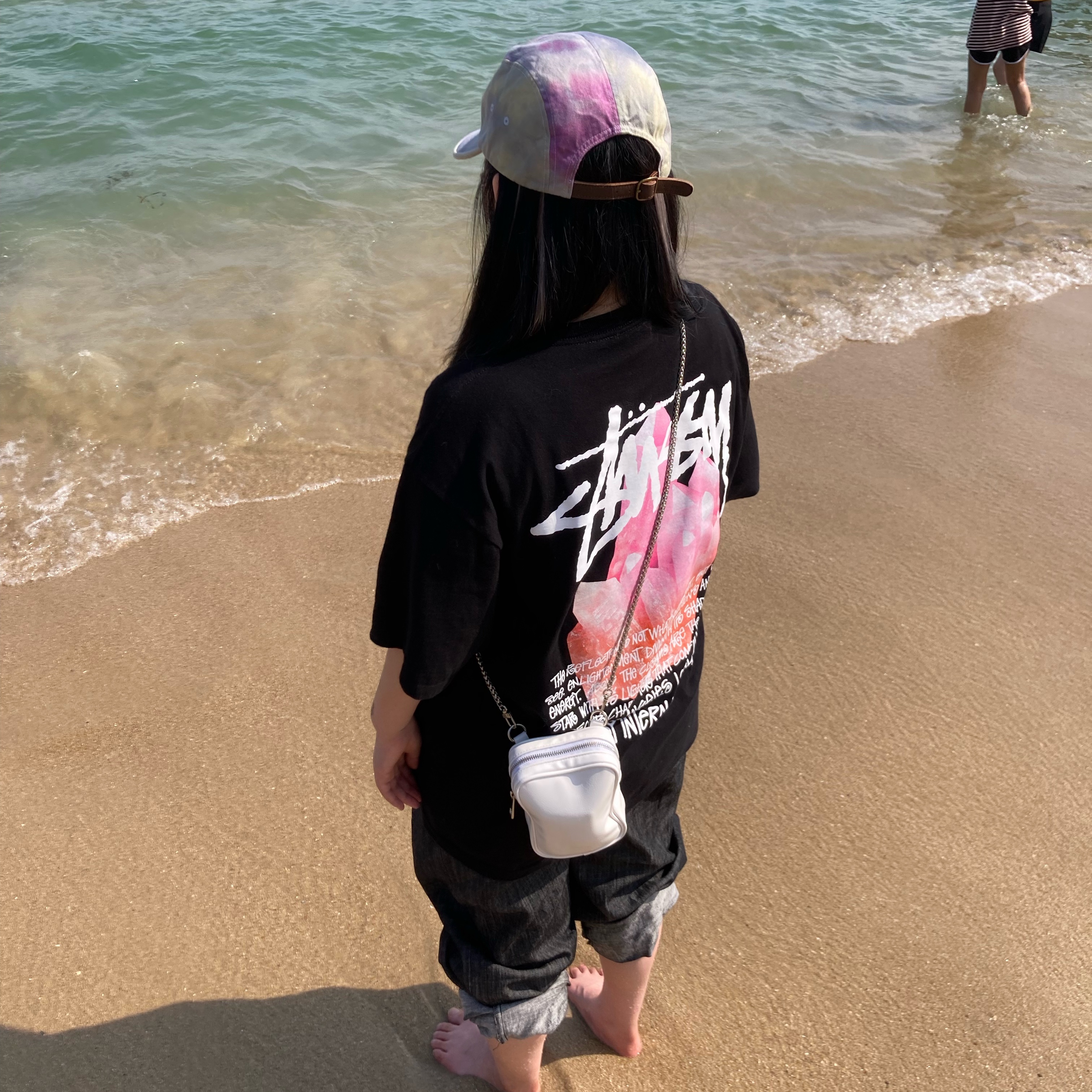 Supreme Washed Chino Twill Camp Cap Multi-Color - 21SS, Stussy Reflection T-Shirt Black 착용 스타일 - 2