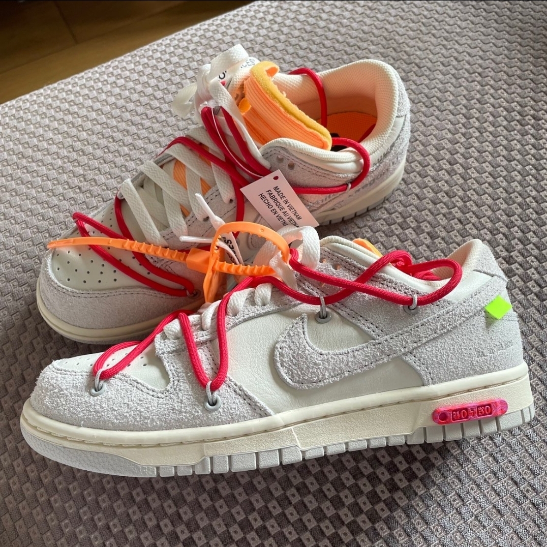 Nike x Off-White Dunk Low The 50 - Lot 40 착용 스타일 - 2