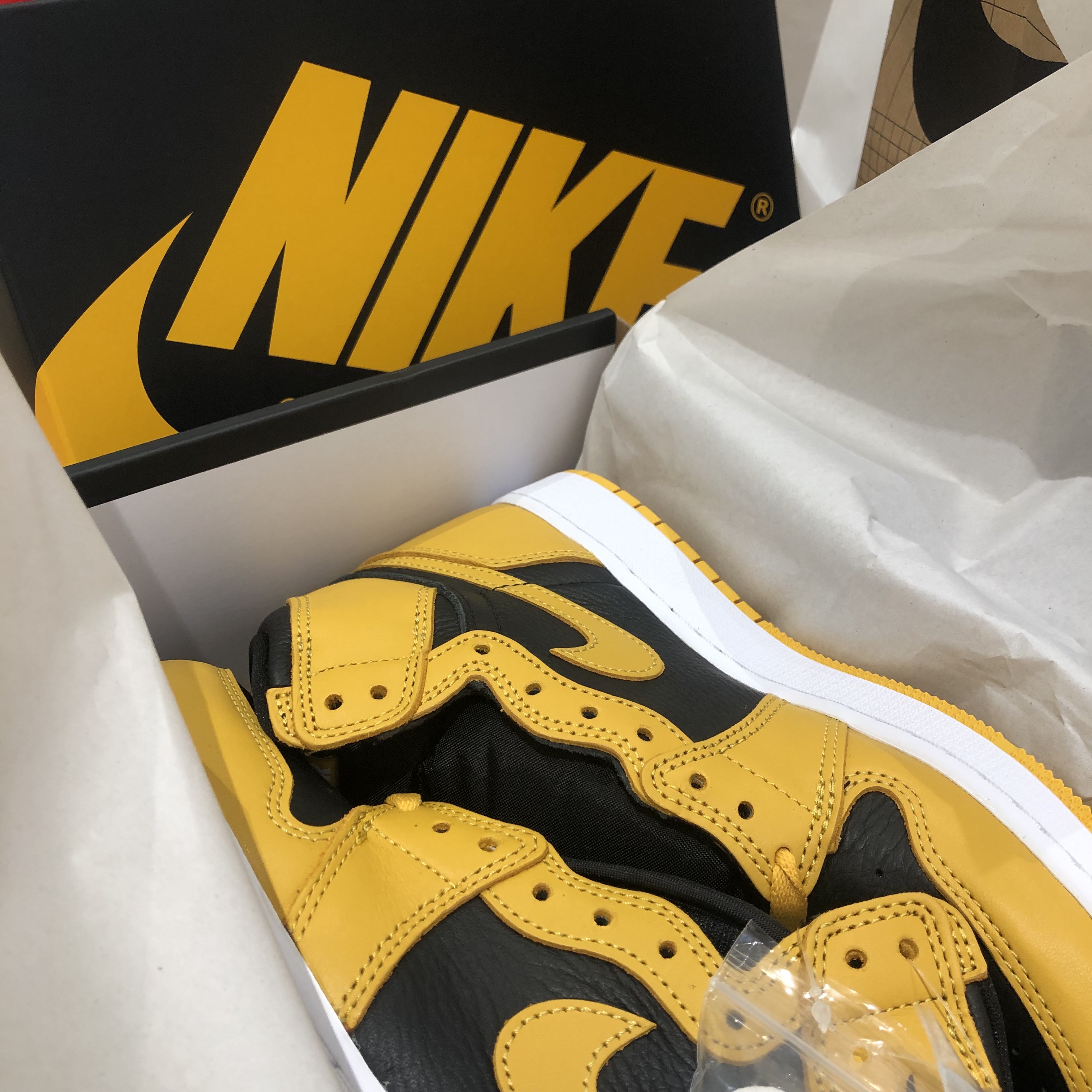 Jordan 1 Retro High OG Pollen, (GS) Jordan 1 Retro High OG Pollen 착용 스타일