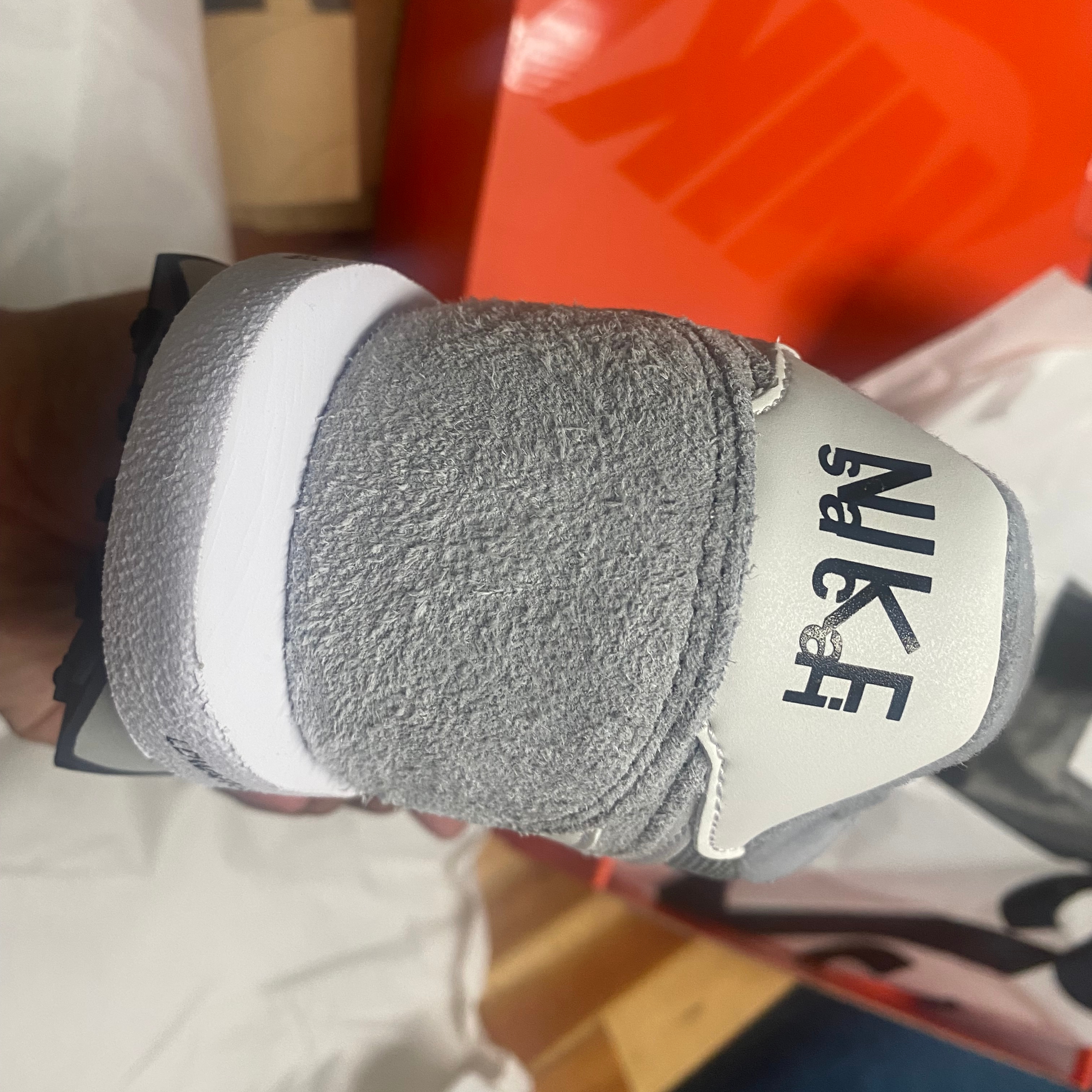 Nike x Sacai x Fragment LDWaffle Light Smoke Grey, Nike x Sacai LDWaffle Black 착용 스타일 - 3