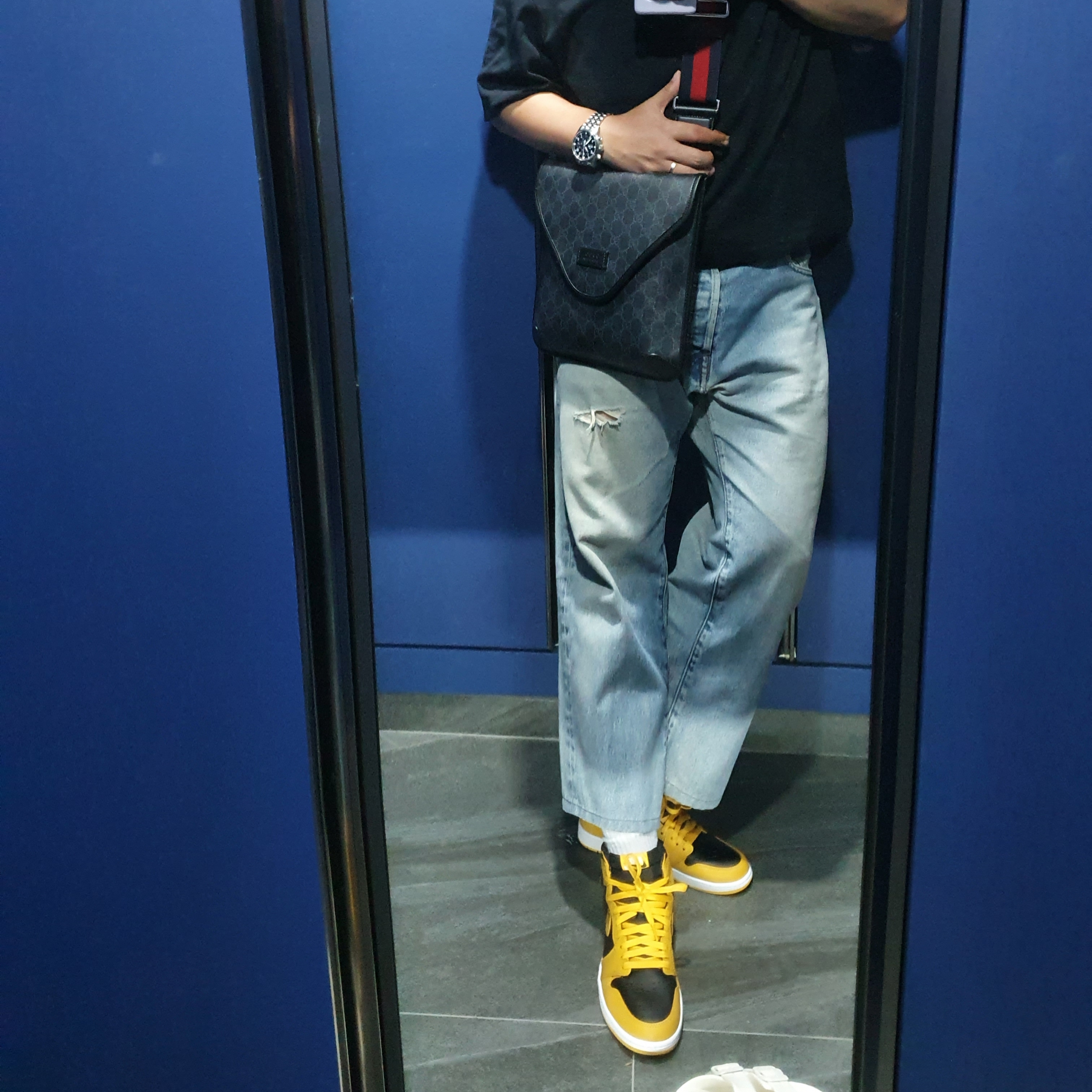 Jordan 1 Retro High OG Pollen 착용 스타일