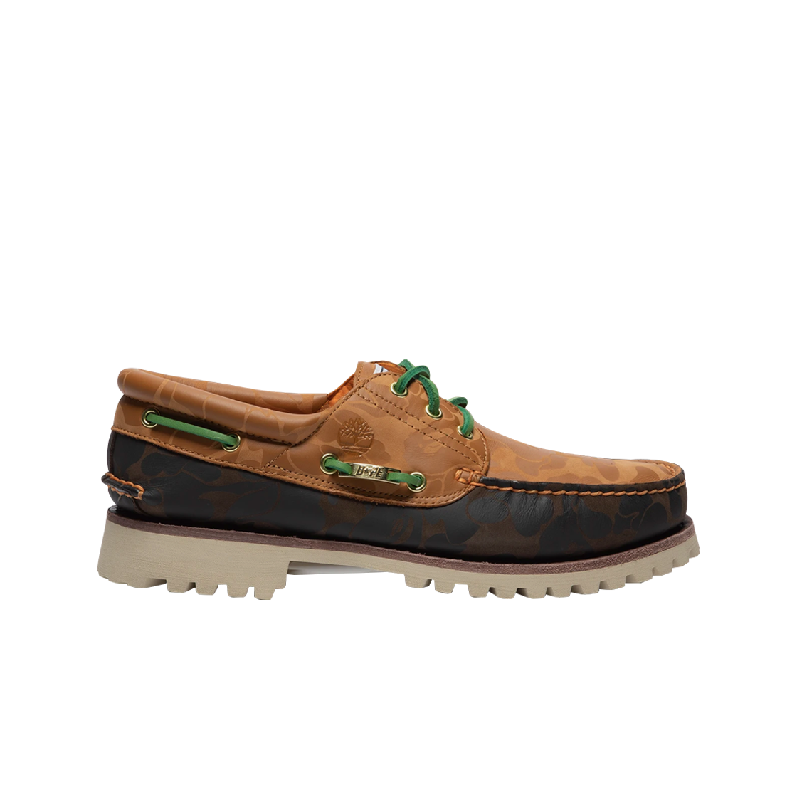 TB0A2QFE231 Timberland x BAPE Authentic 3-Eye Lug Wheat - Wide