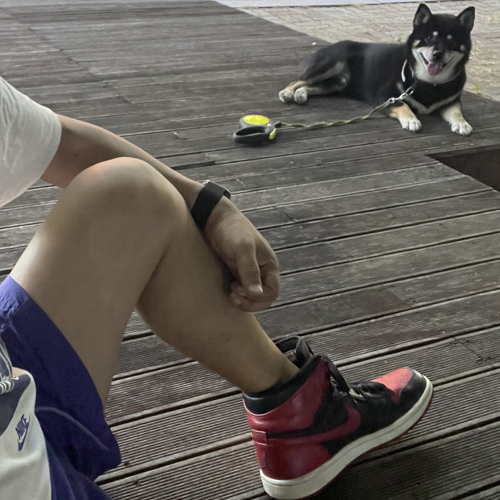 Nike x Sacai x Fragment LDWaffle Blackened Blue, (W) Nike x Off-White Vapor Street Tour Yellow 착용 스타일 - 5