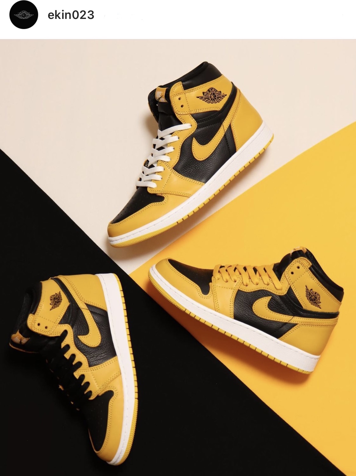 Jordan 1 Retro High OG Pollen, (GS) Jordan 1 Retro High OG Pollen 착용 스타일 - 5