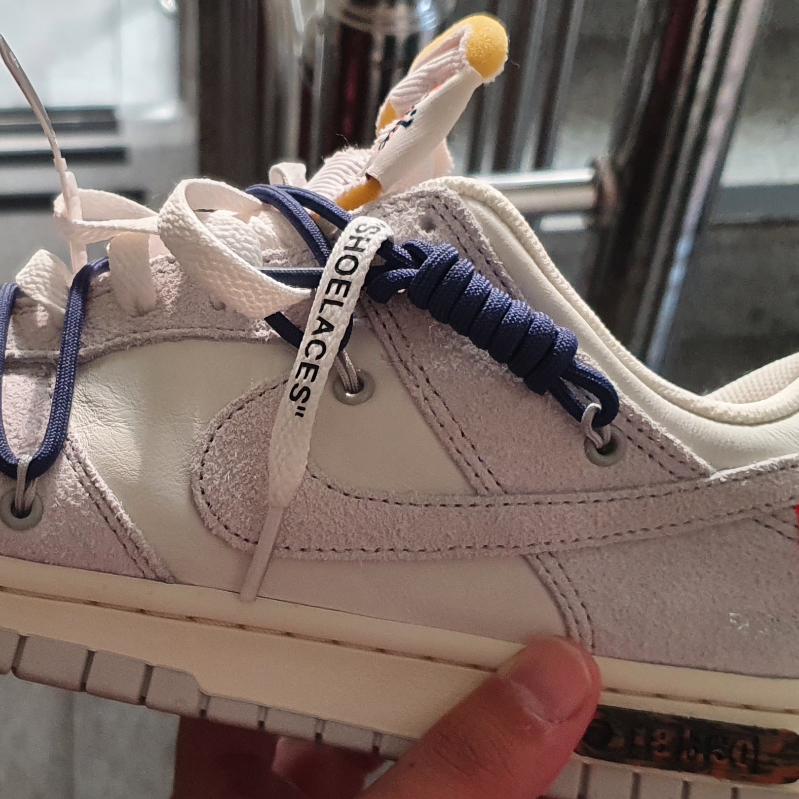 Nike x Off-White Dunk Low The 50 - Lot 18 착용 스타일