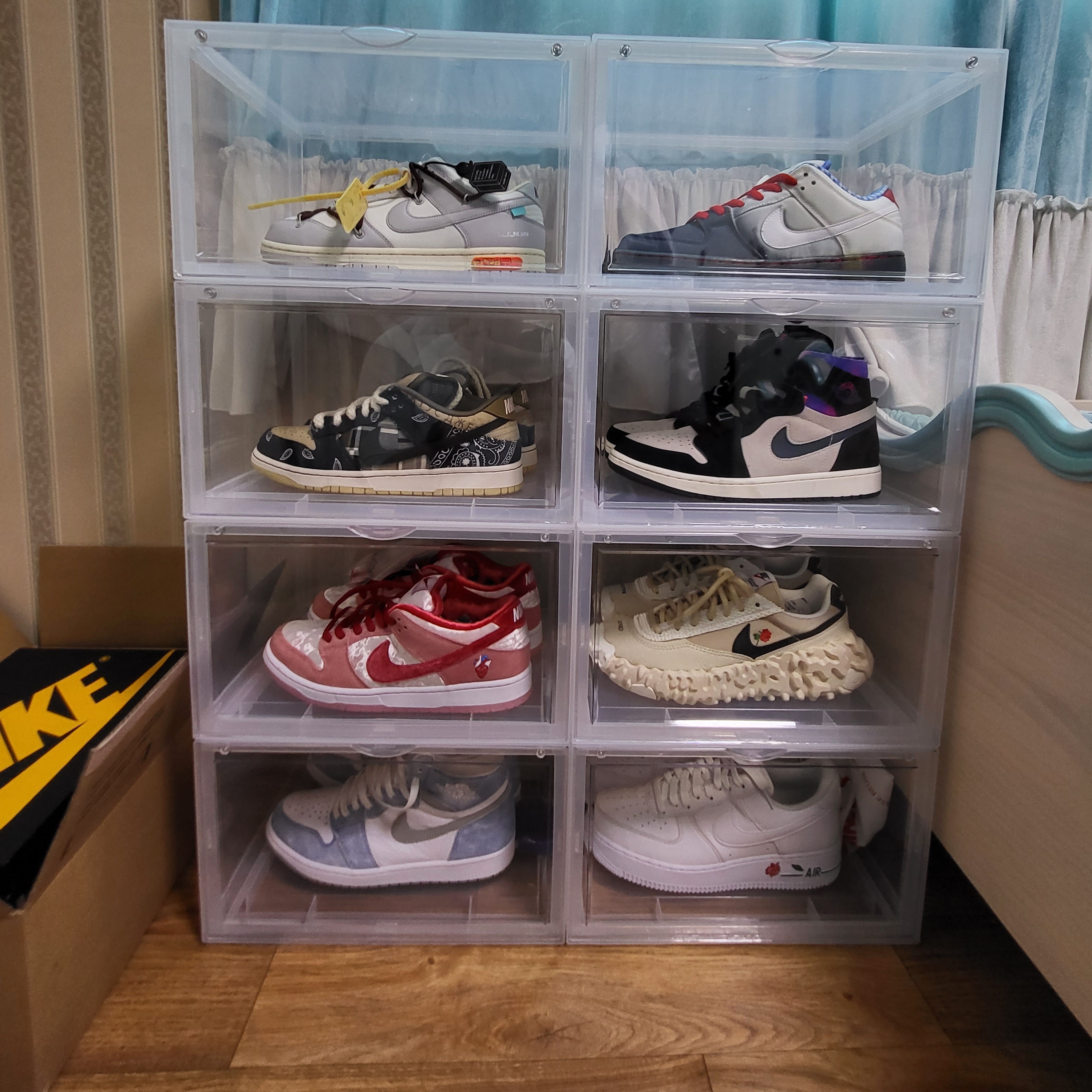 Nike x Off-White Dunk Low The 50 - Lot 46, Nike x Travis Scott SB Dunk Low 착용 스타일