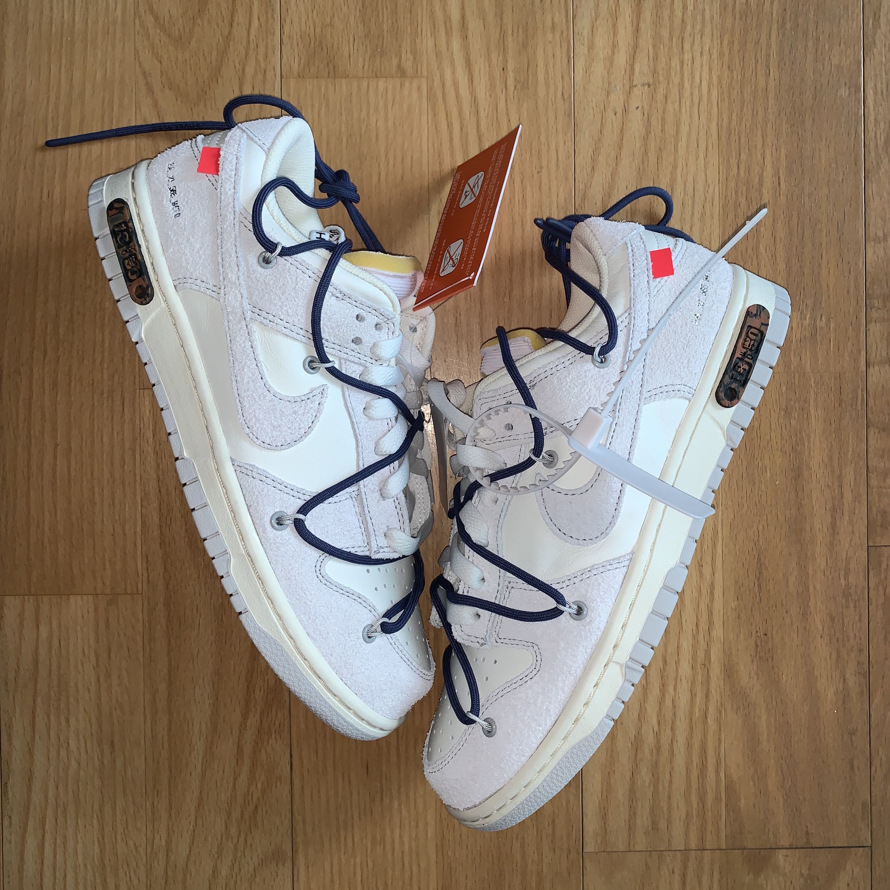 Nike x Off-White Dunk Low The 50 - Lot 18 착용 스타일