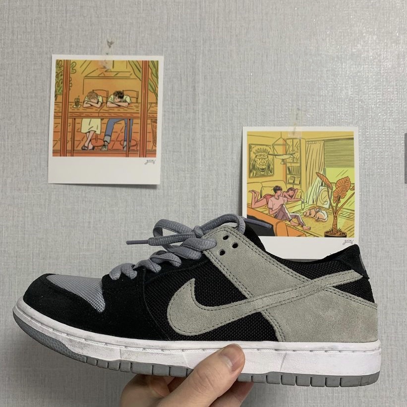 Nike SB Zoom Dunk Low Pro Wolf Grey 착용 스타일