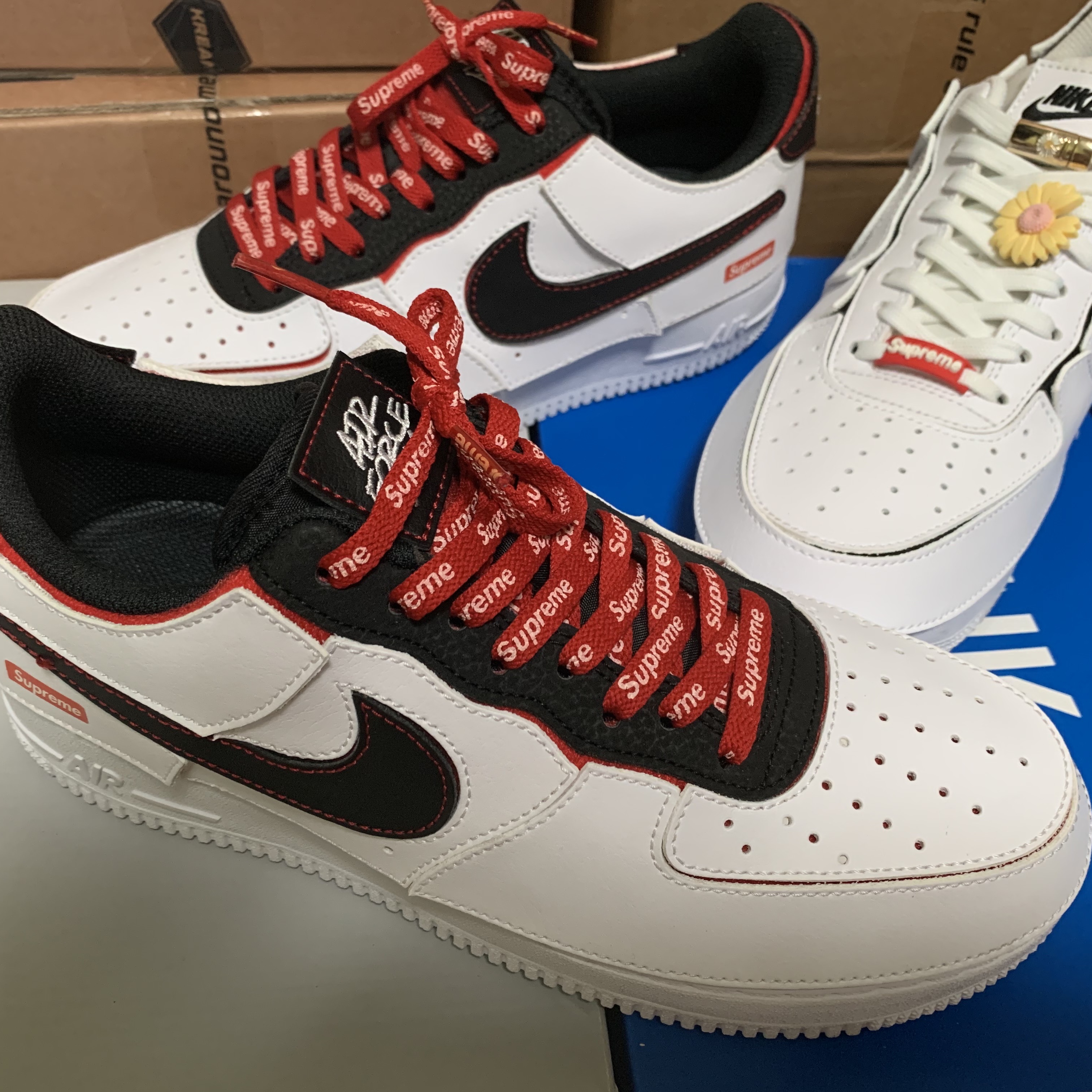 Nike Air Force 1/1 Cosmic Clay, Nike Air Force 1/1 Custom Uptown 착용 스타일 - 3