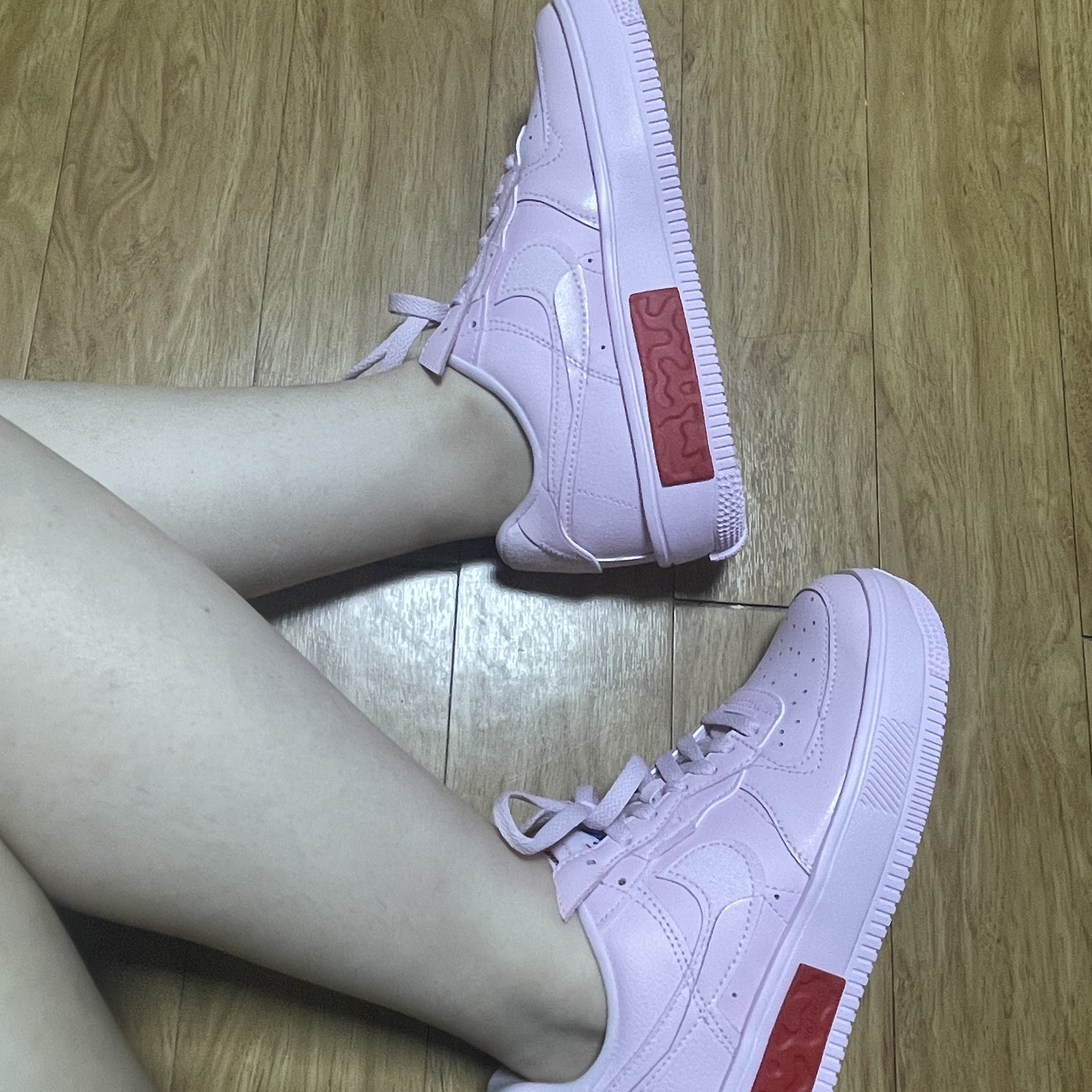 (W) Nike Air Force 1 Fontanka Pink Foam 착용 스타일 - 2