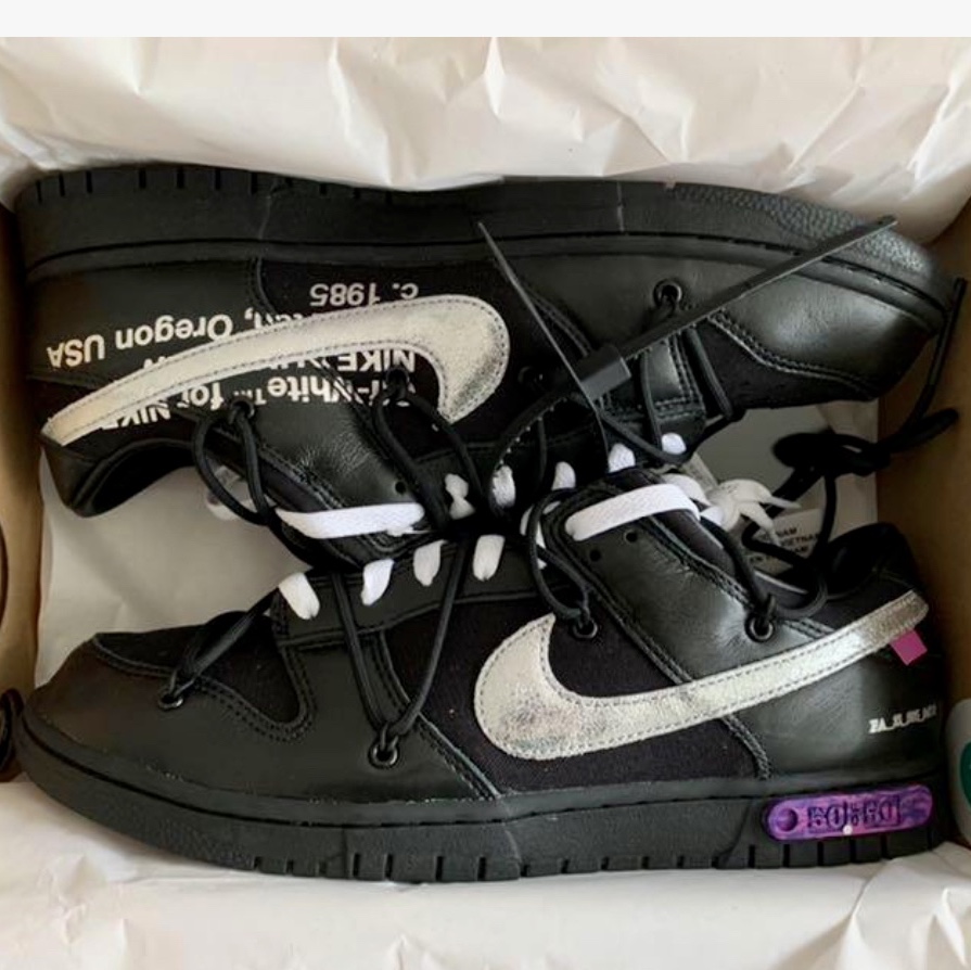 Nike x Off-White Dunk Low The 50 - Lot 50 착용 스타일