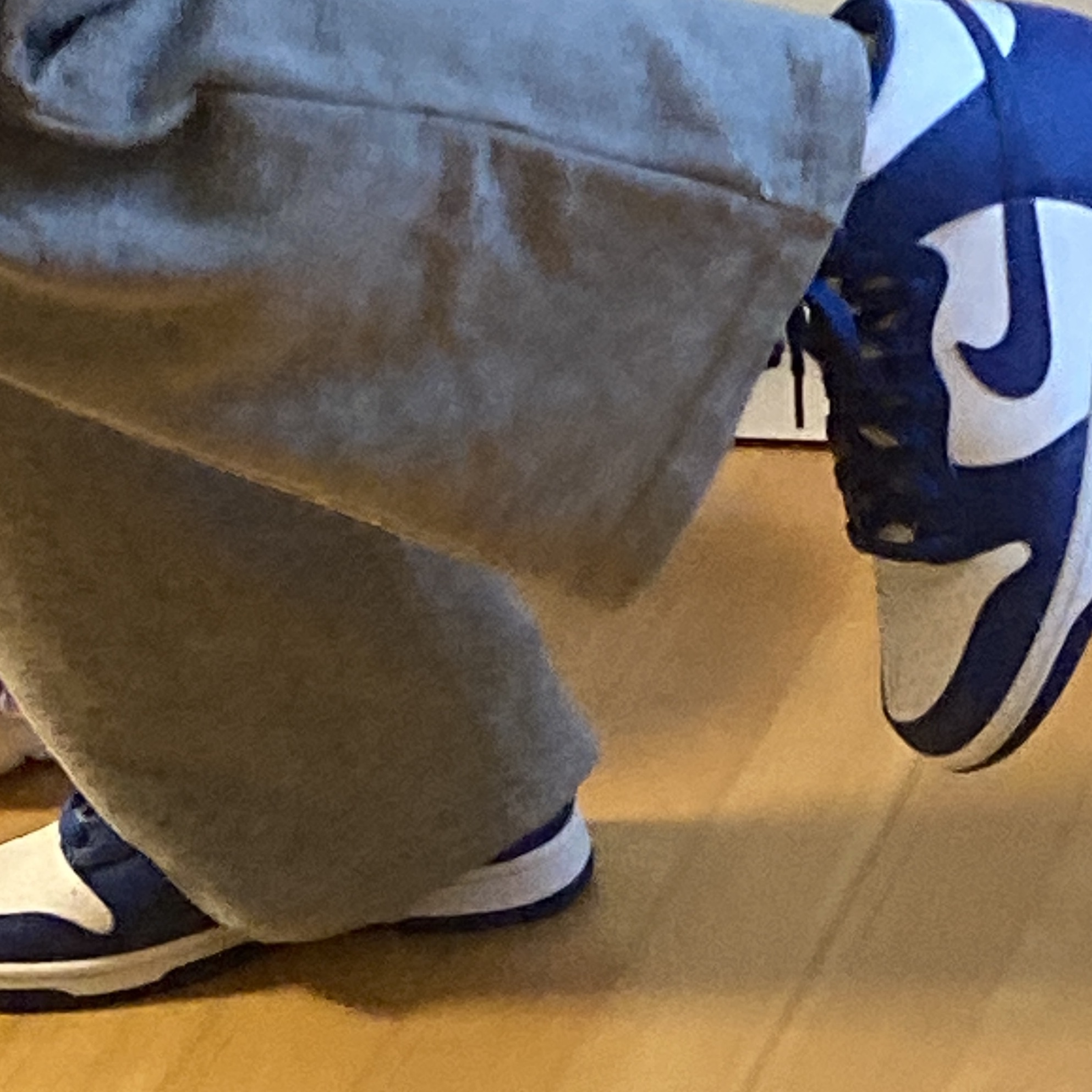 Nike Dunk High Retro Game Royal 착용 스타일