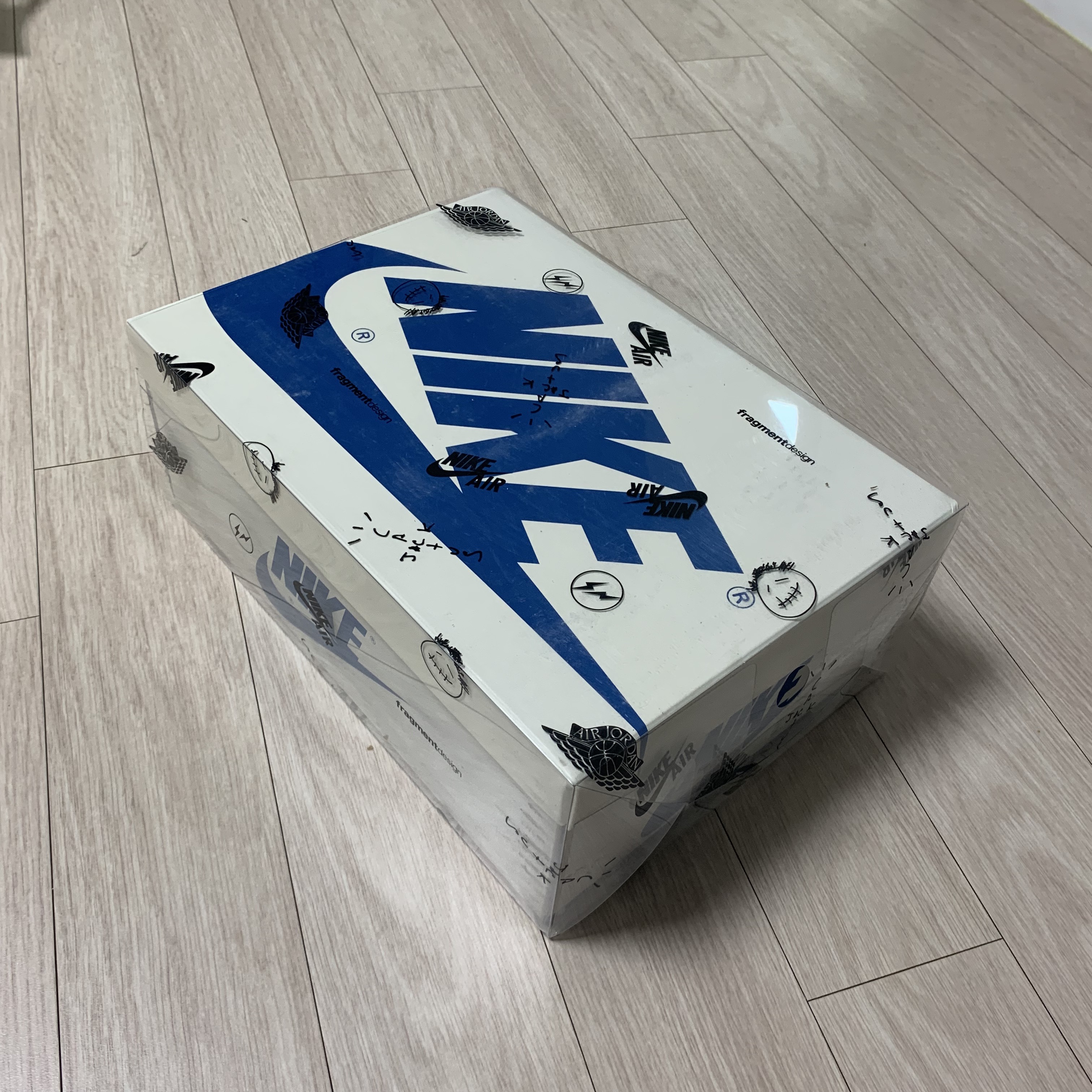 Jordan 1 x Travis Scott x Fragment Retro Low OG SP Military Blue 착용 스타일 - 2