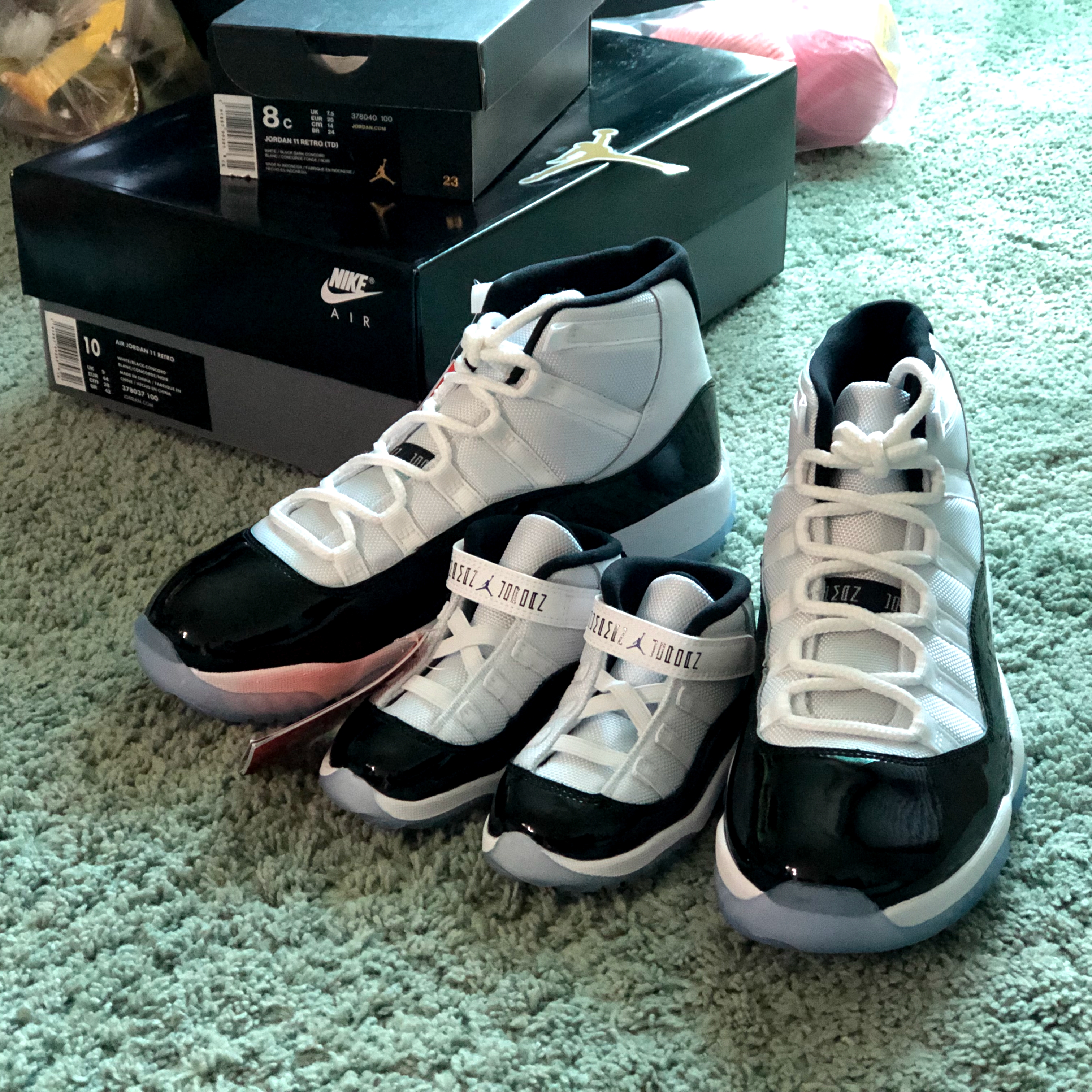Jordan 11 Retro Concord 2018, (TD) Jordan 11 Retro Concord 2018 착용 스타일 - 1