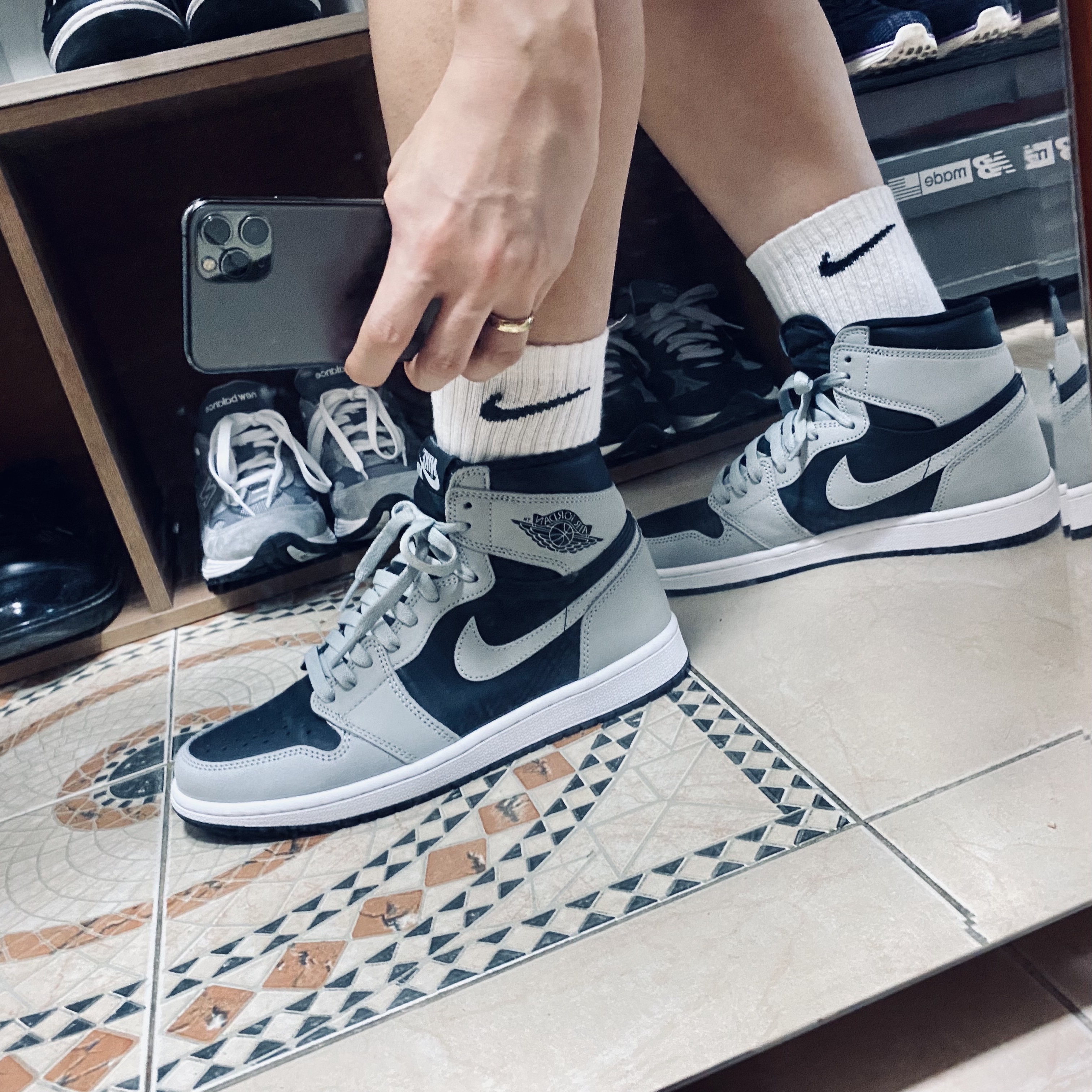 Jordan 1 Retro High OG Shadow 2.0 착용 스타일 - 2