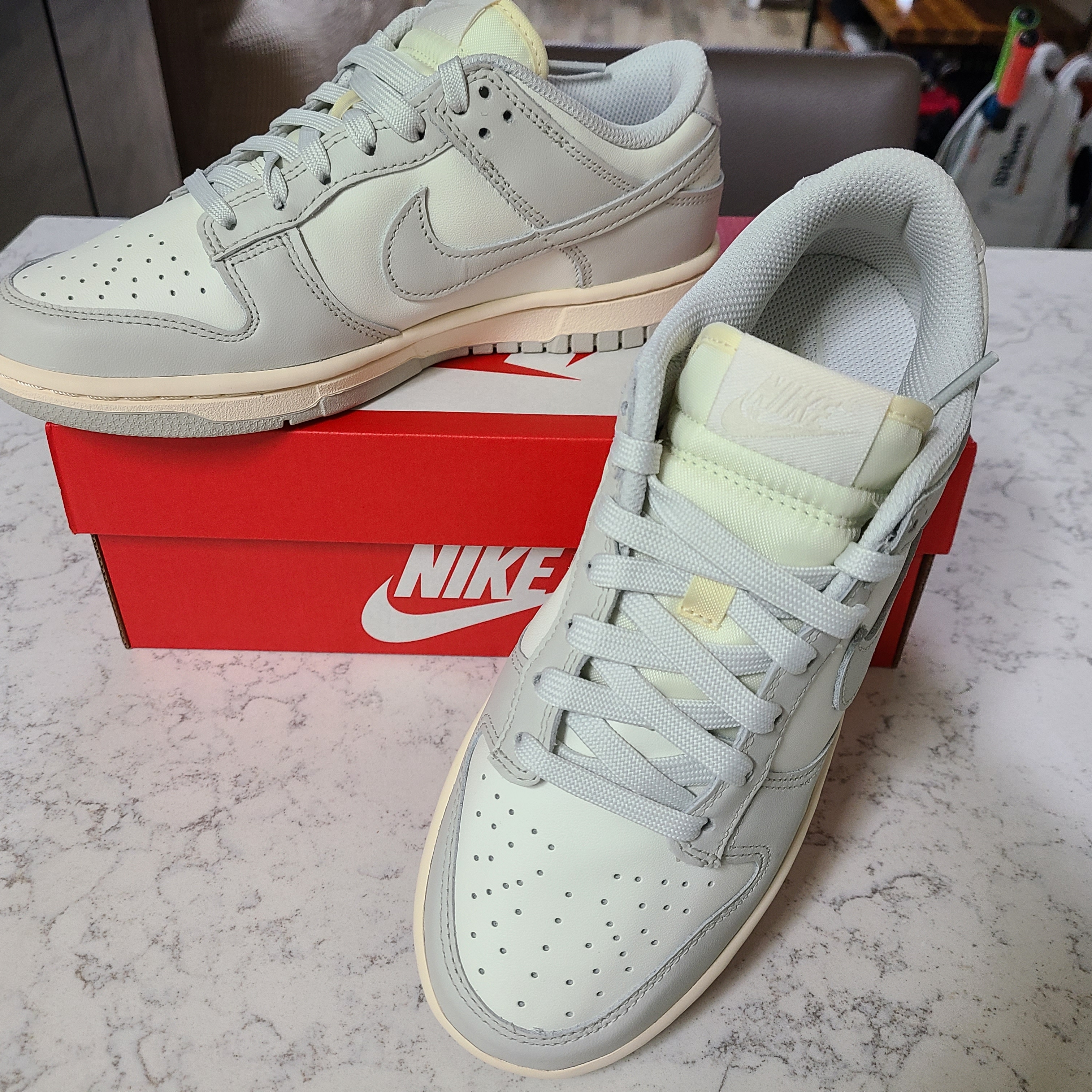(W) Nike Dunk Low Light Bone 착용 스타일