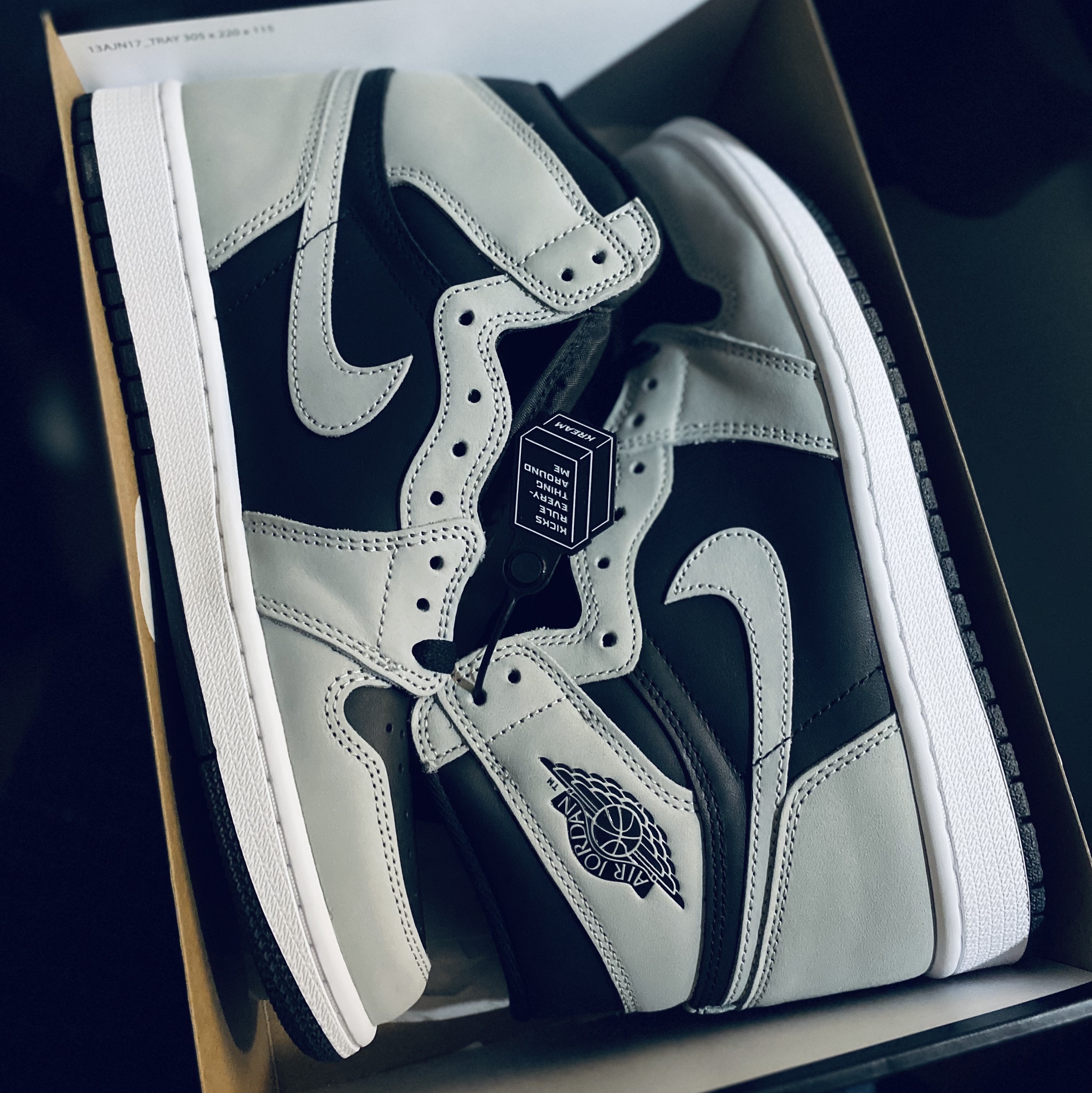 Jordan 1 Retro High OG Shadow 2.0 착용 스타일 - 4