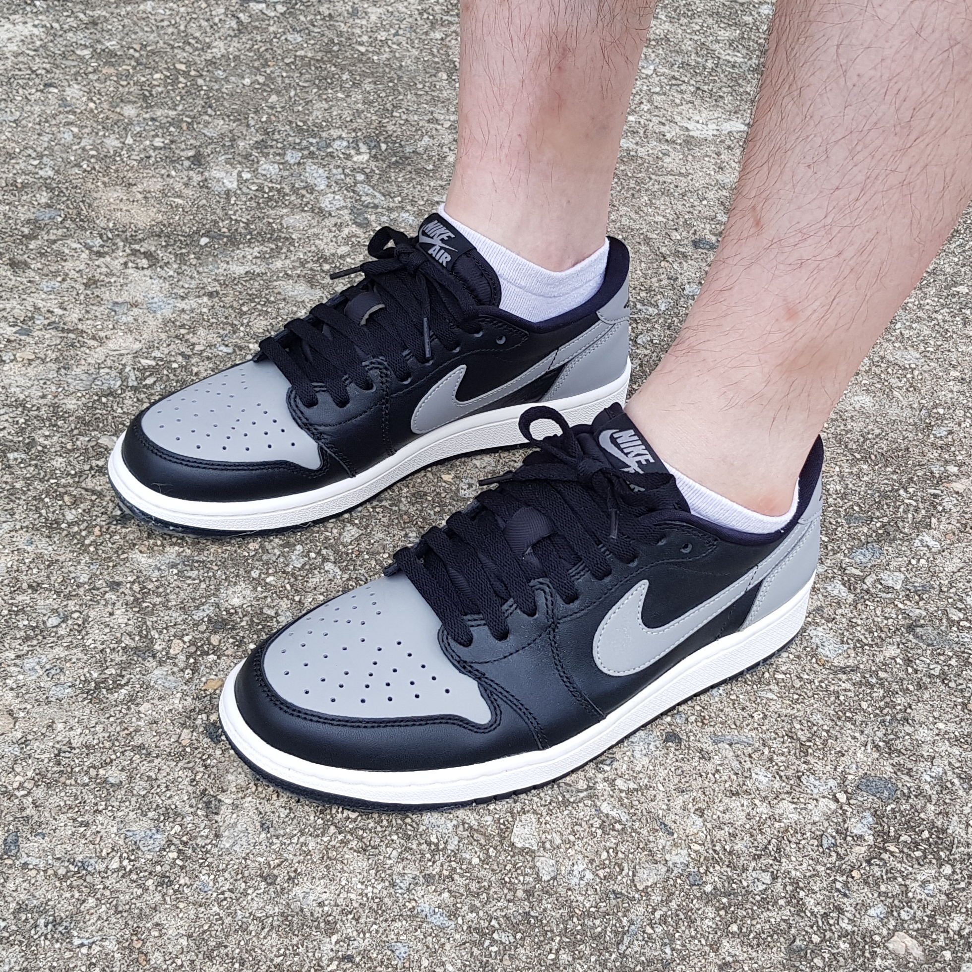 Jordan 1 Retro Low OG Shadow 2015, Nike x Stussy International Beach Crew T-Shirt Black - Asia 착용 스타일 - 2
