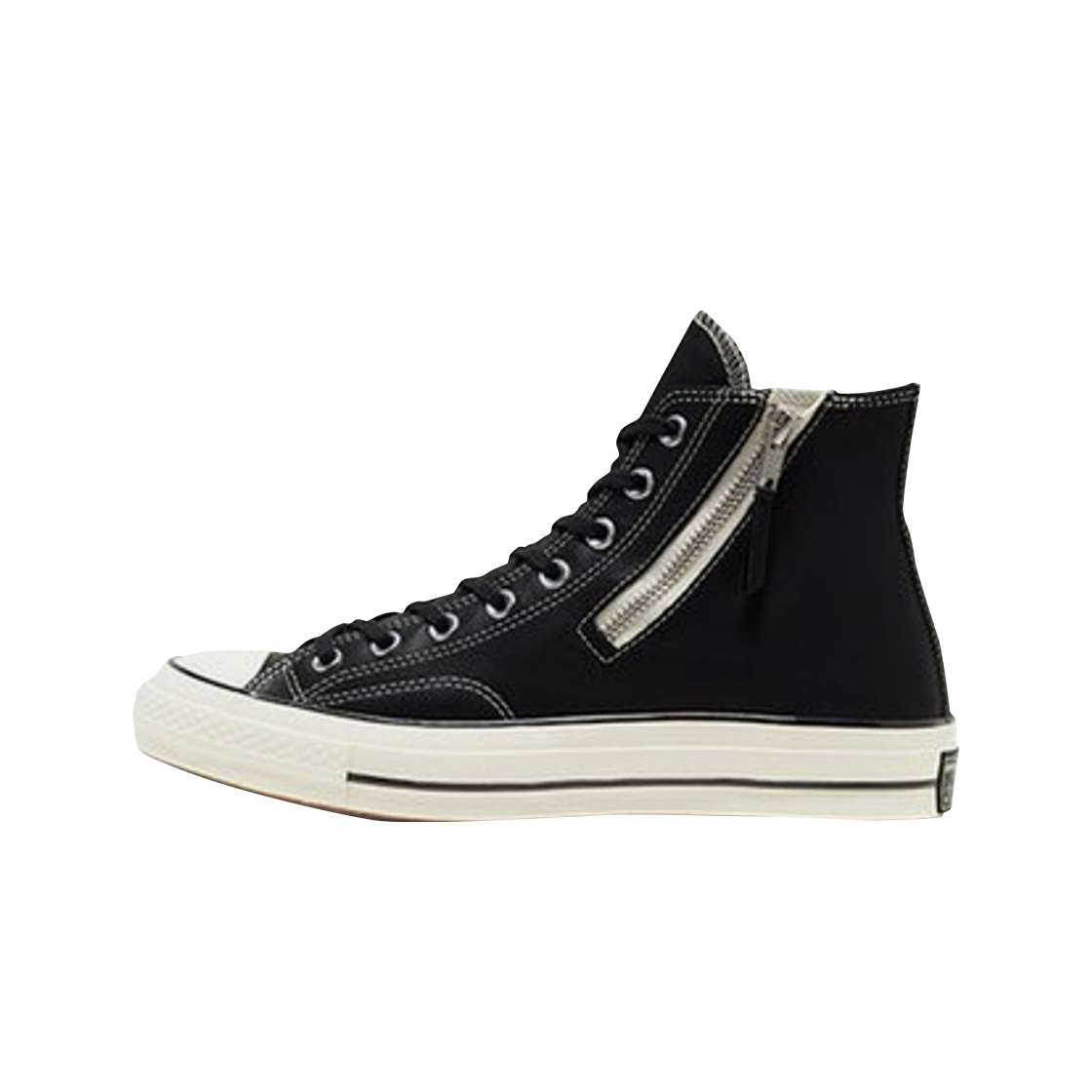 컨버스 척 70 하이 사이드 집 블랙(Converse Chuck 70 High Side Zip Black) - 2