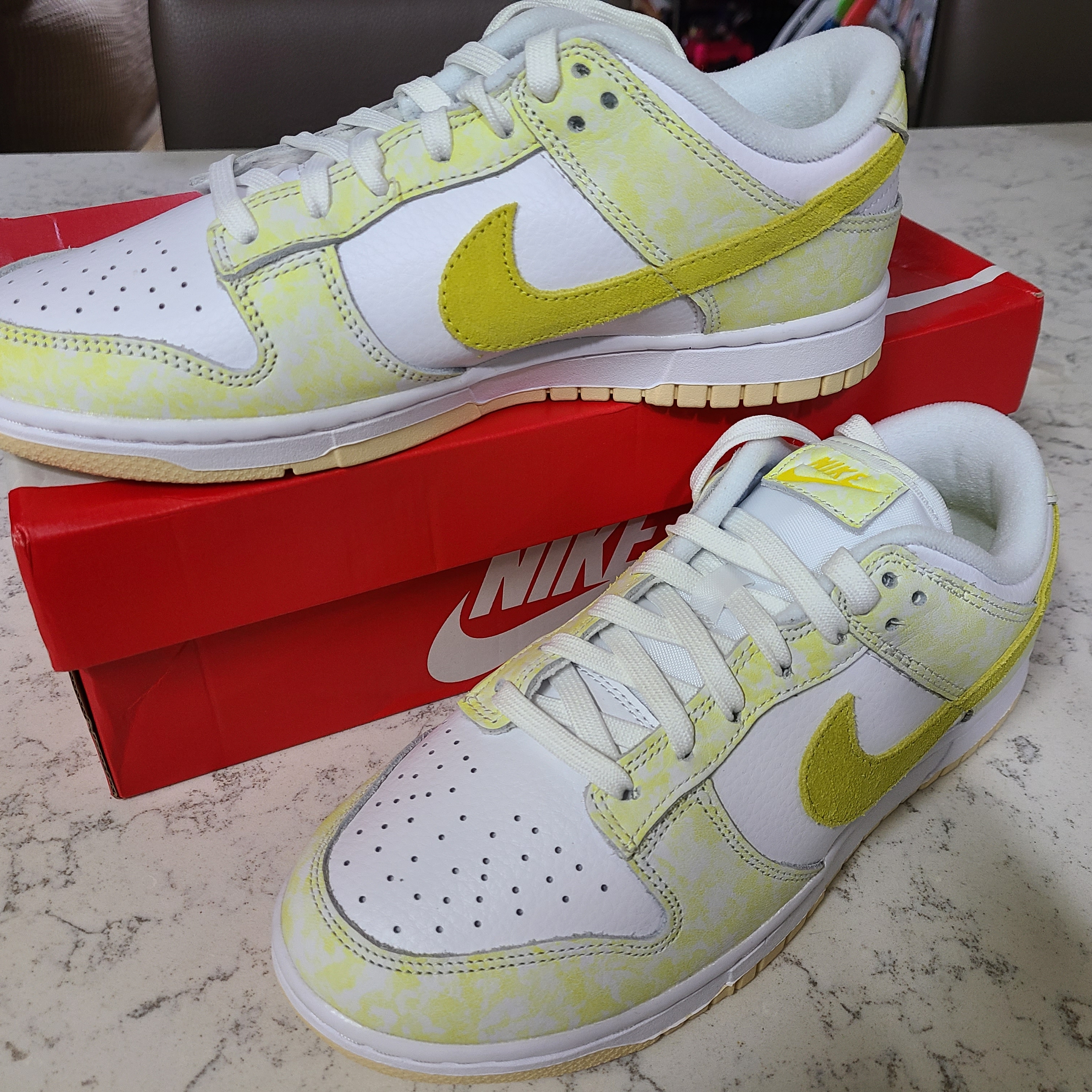 (W) Nike Dunk Low Yellow Strike 착용 스타일