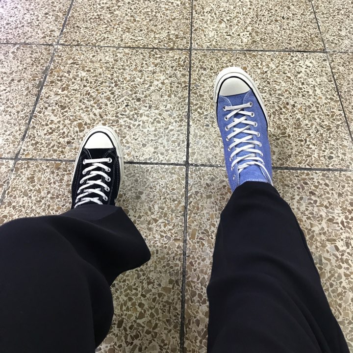 Converse Chuck 70 Hi Black 착용 스타일