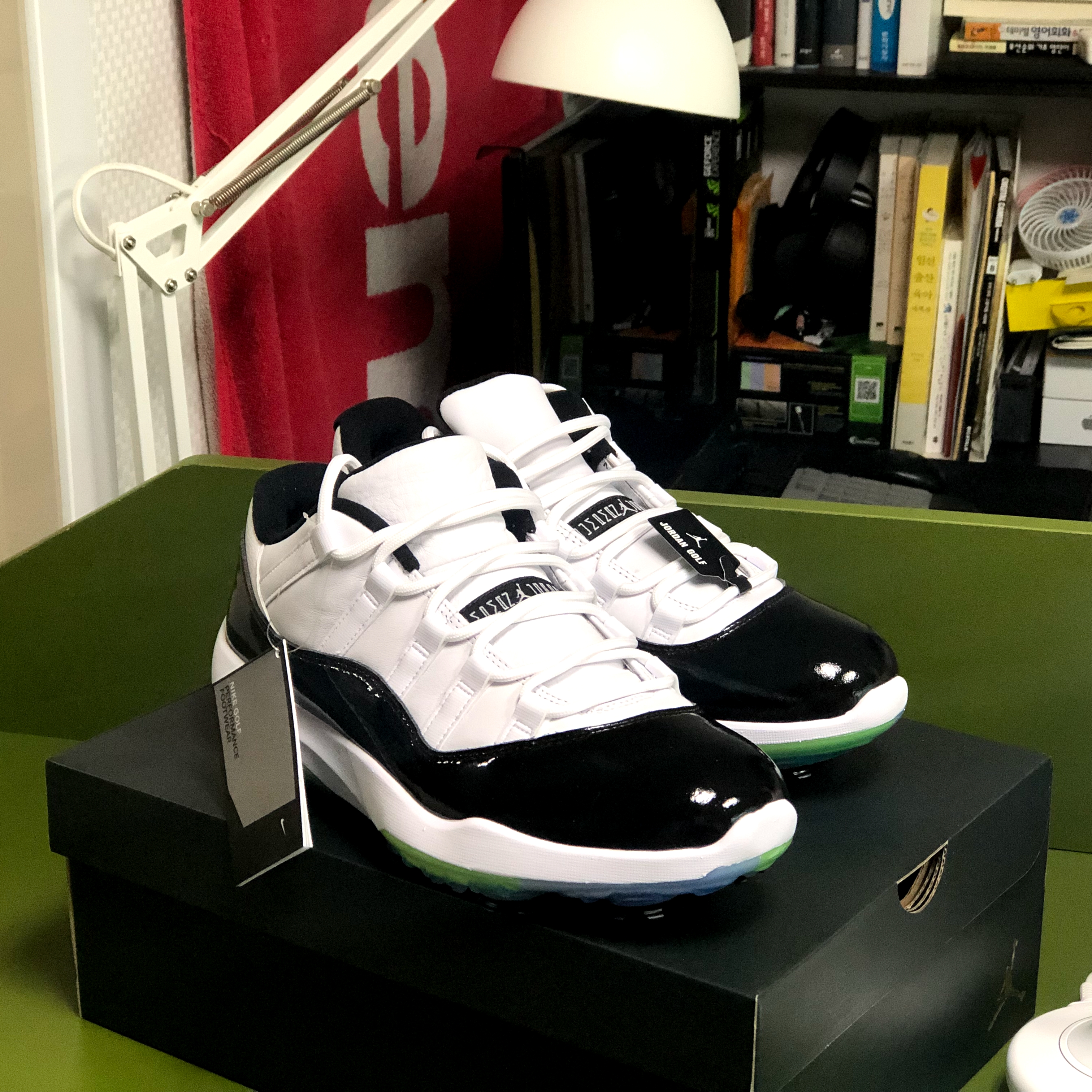 Jordan 11 Retro Low Golf Concord 착용 스타일 - 1