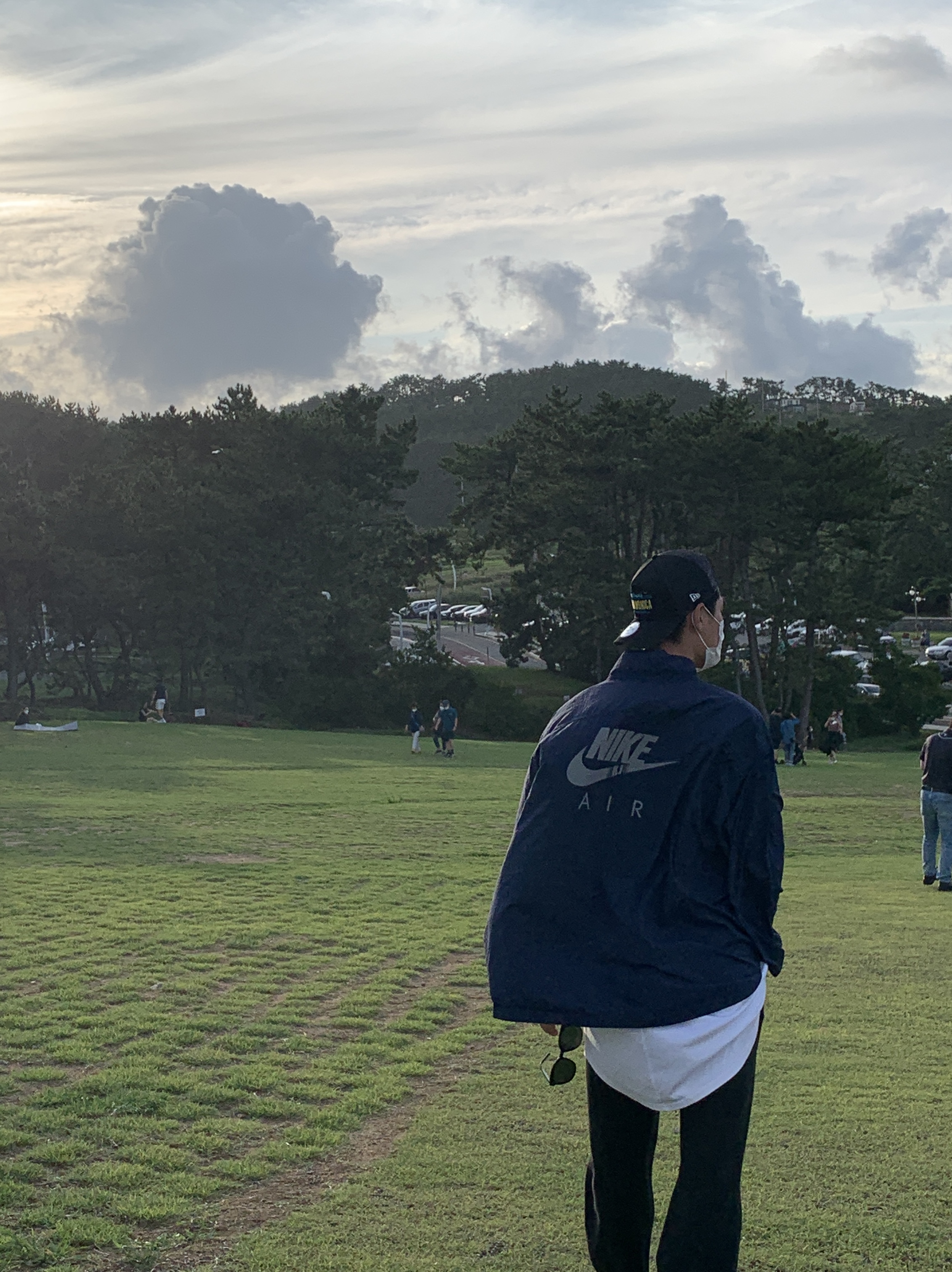 Nike x Kim Jones Reversible Wind Breaker Navy - US/EU 착용 스타일 - 2