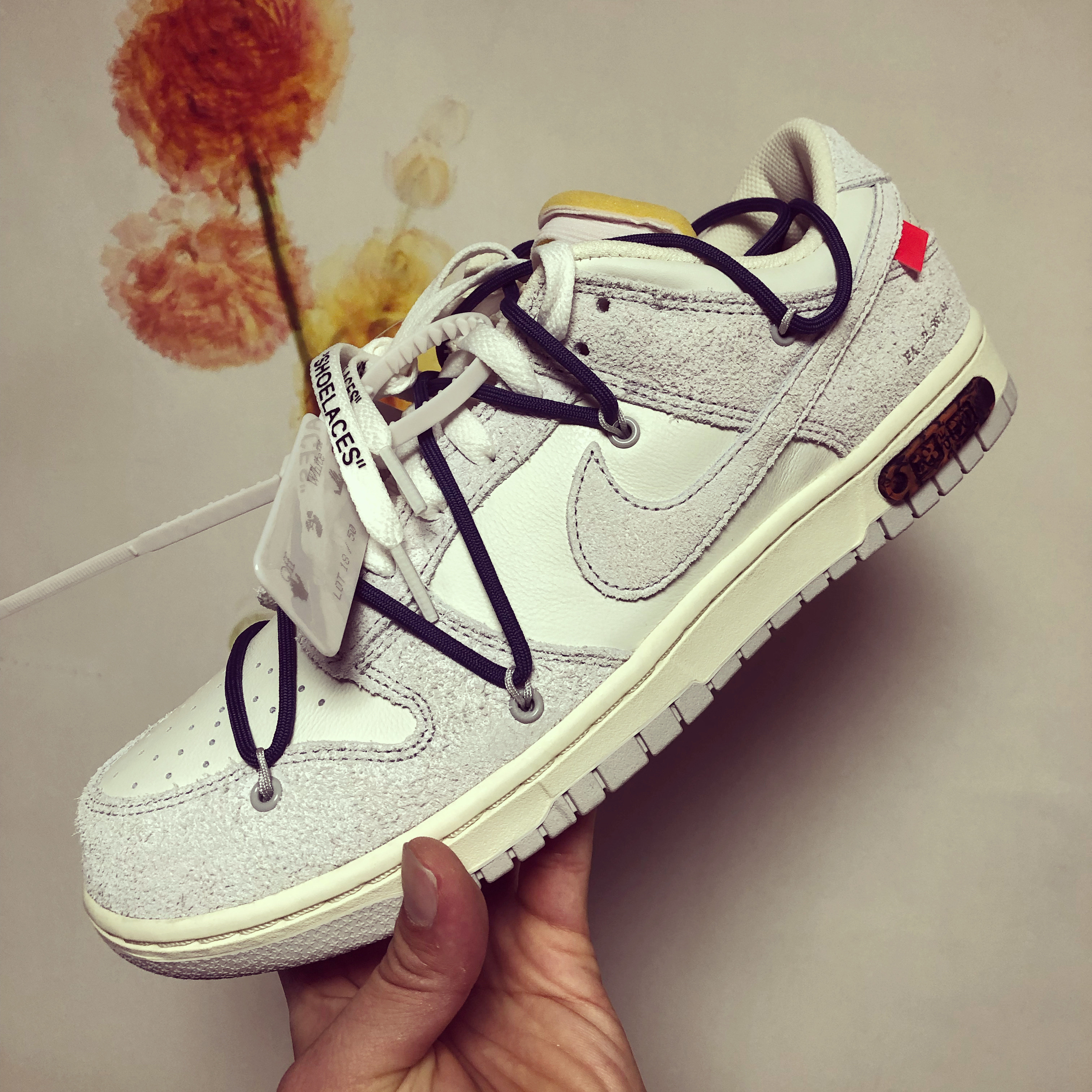 Nike x Off-White Dunk Low The 50 - Lot 18 착용 스타일 - 2