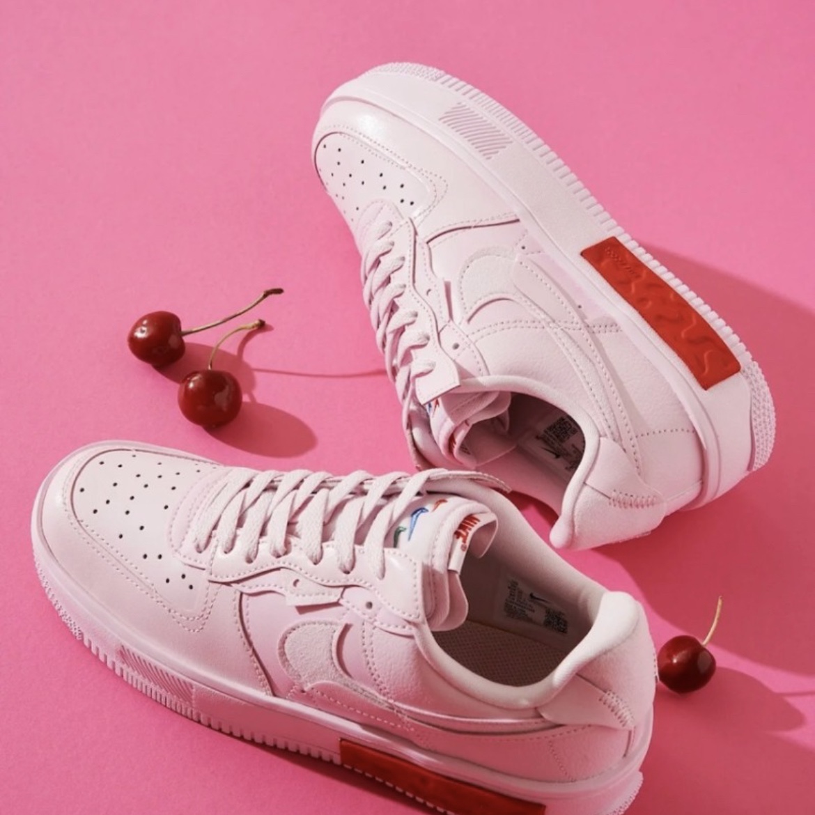 (W) Nike Air Force 1 Fontanka Pink Foam 착용 스타일 - 3