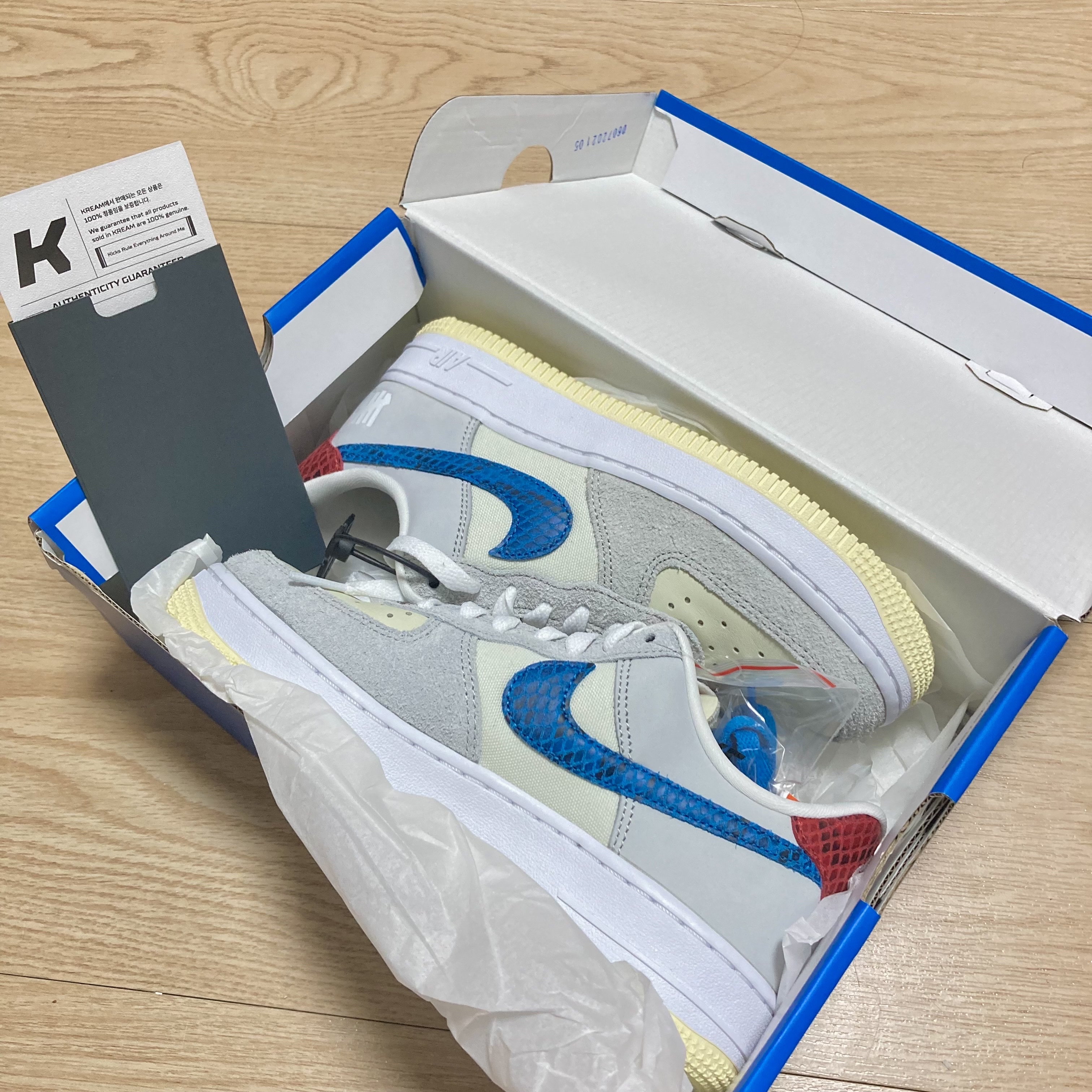 Nike x Undefeated Air Force 1 Low SP 5 On It 착용 스타일 - 1