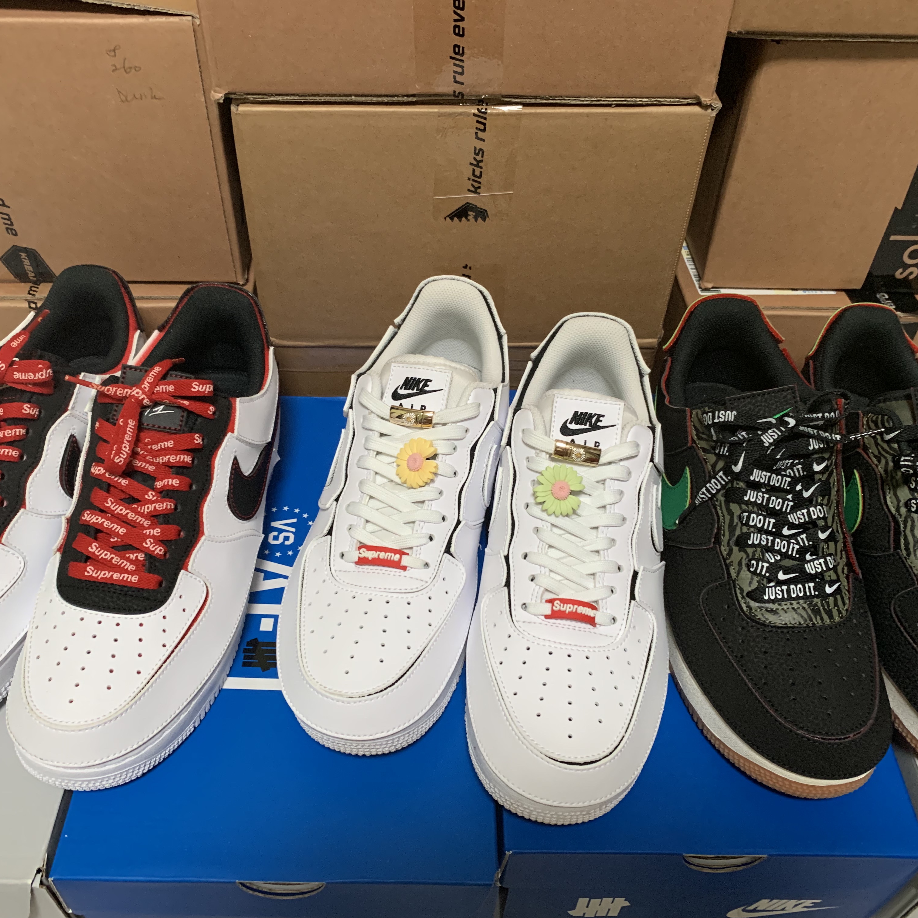 Nike Air Force 1/1 Cosmic Clay, Nike Air Force 1/1 Custom Uptown 착용 스타일 - 1