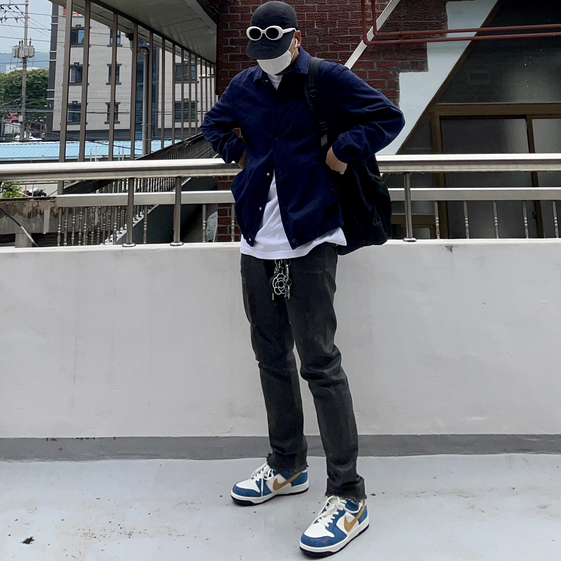 Nike x Kasina Dunk Low 80's Bus 착용 스타일