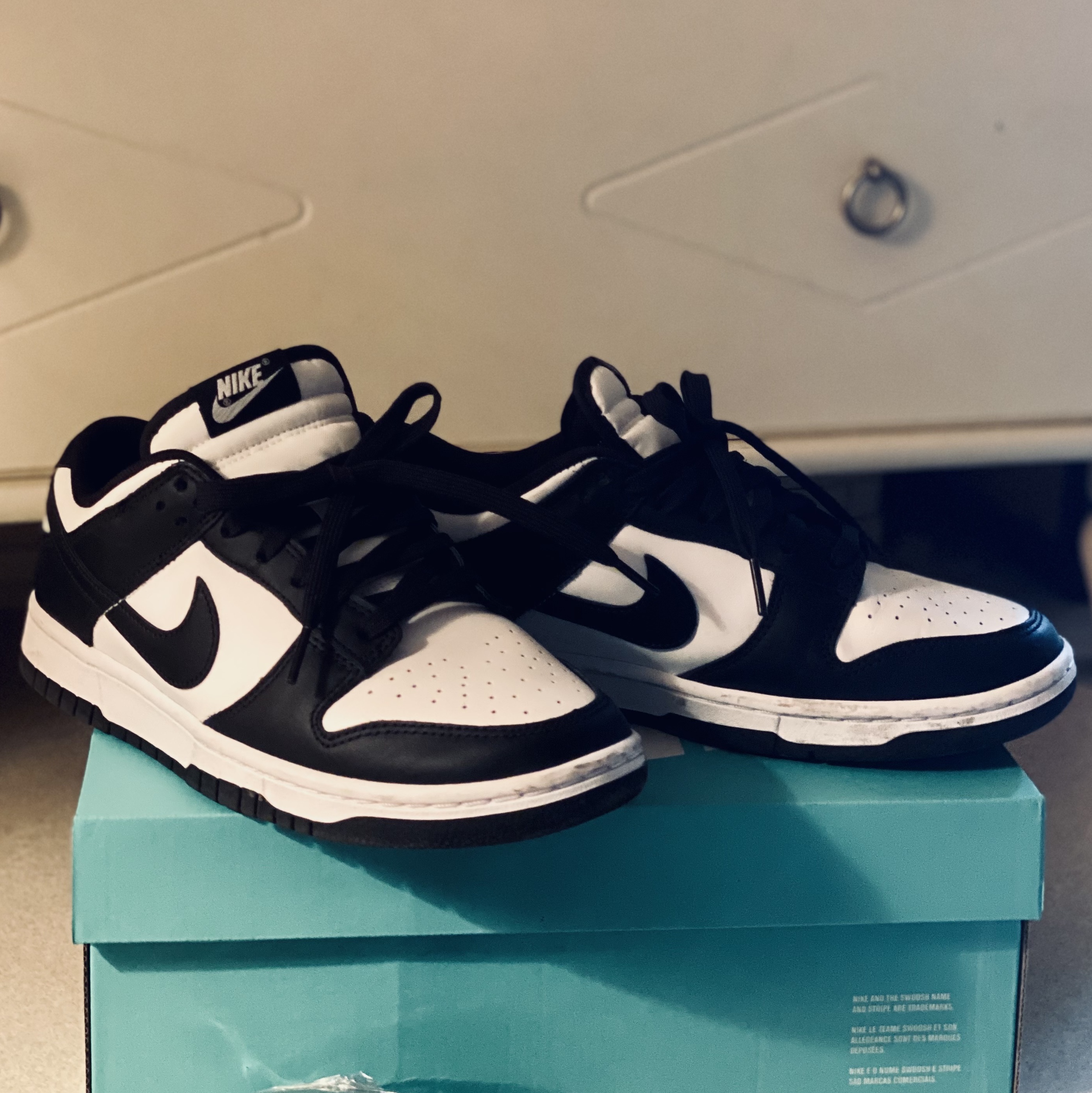 Nike Dunk Low Retro Black 착용 스타일 - 3