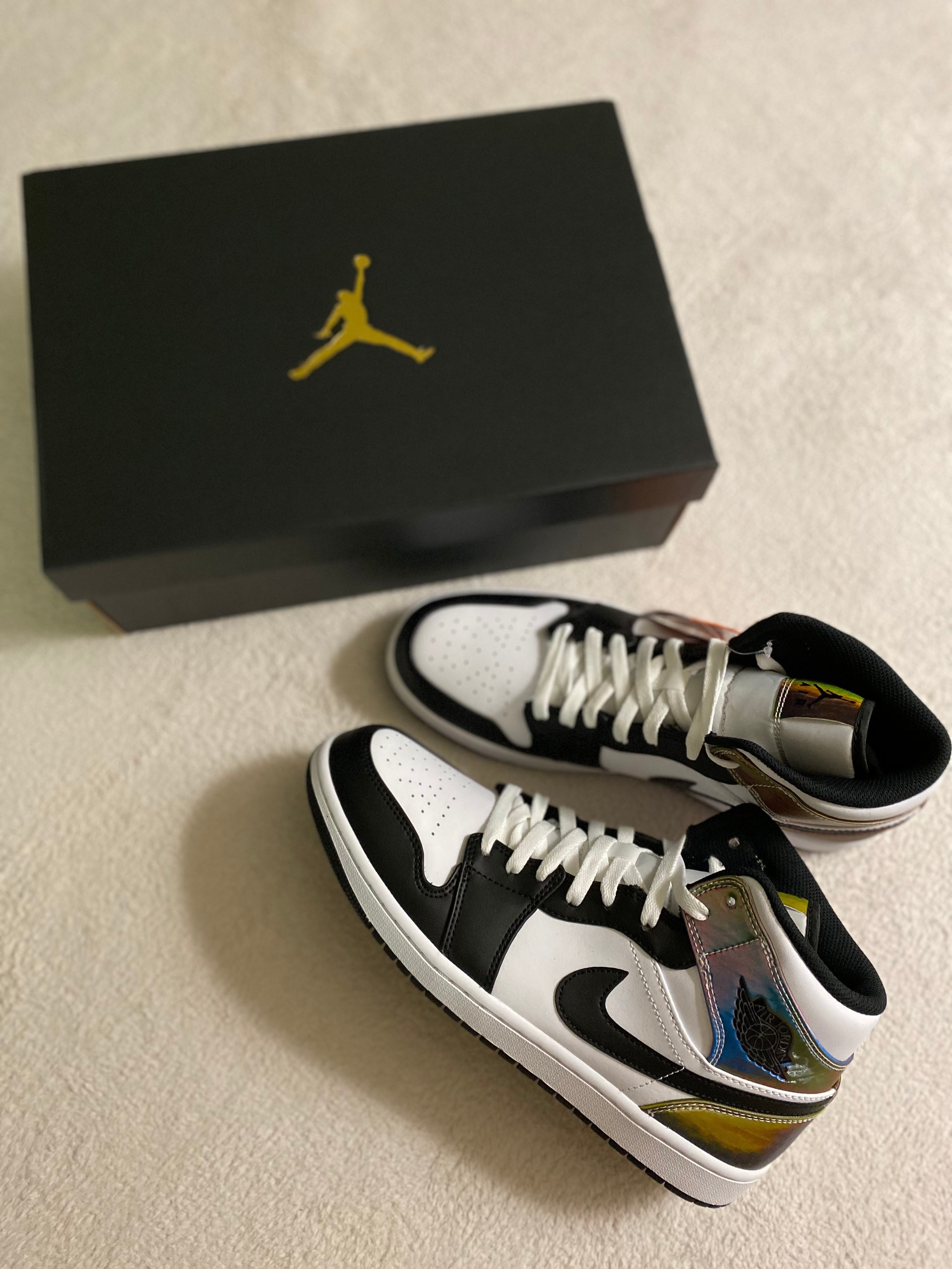Jordan 1 Mid SE Heat Reactive 착용 스타일
