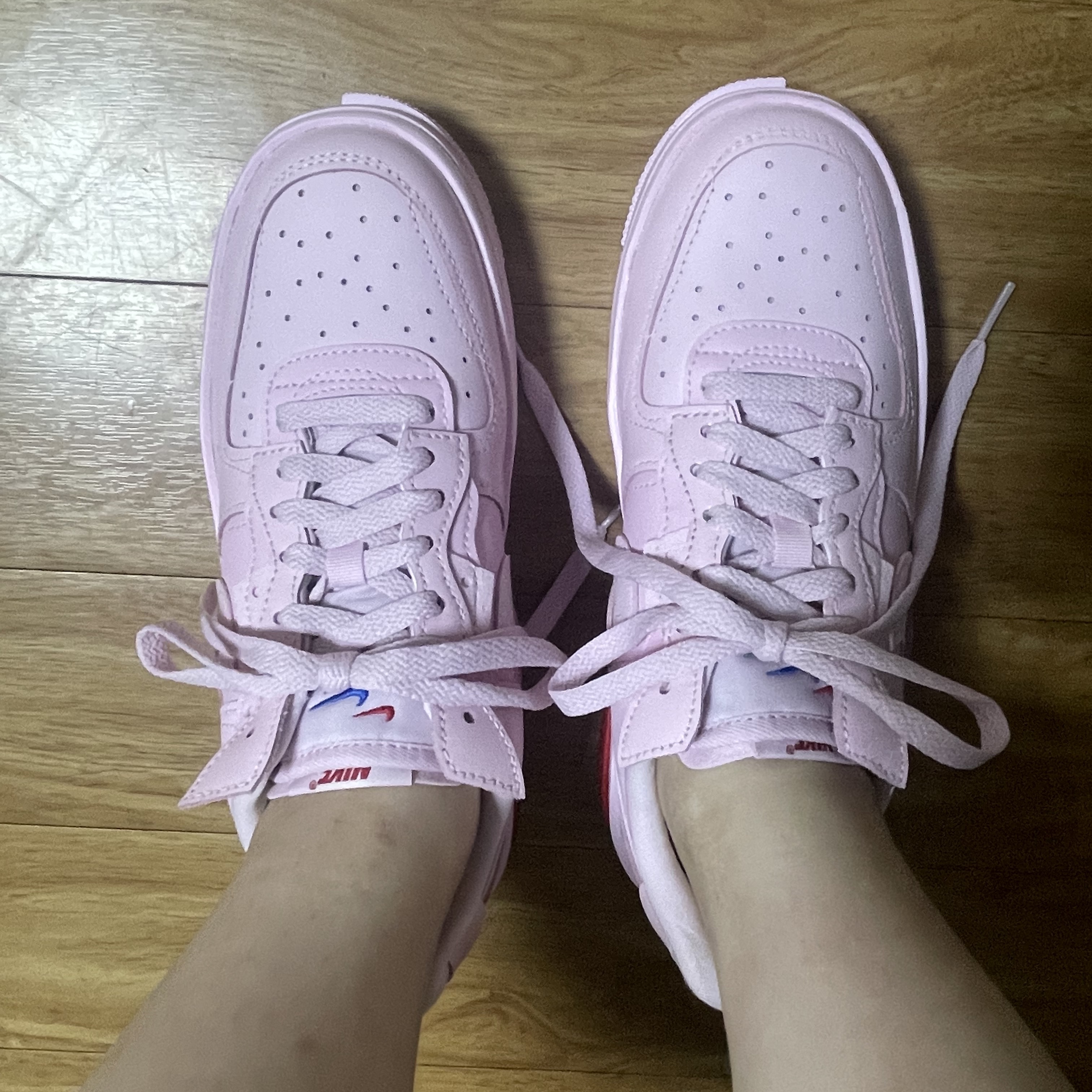 (W) Nike Air Force 1 Fontanka Pink Foam 착용 스타일 - 1