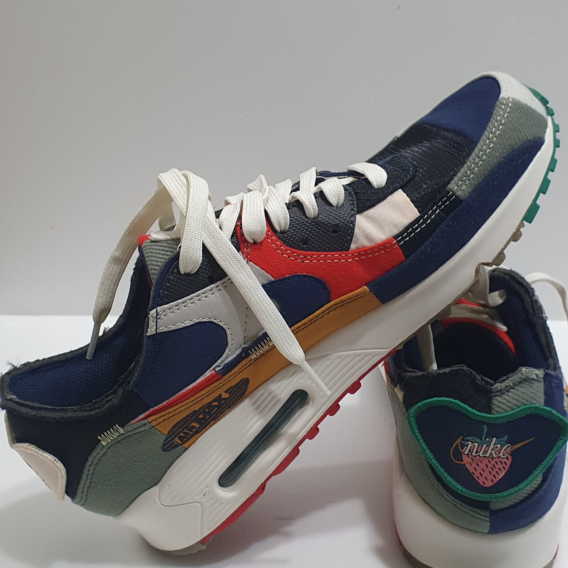 (W) Nike Air Max 90 QS Scrap 착용 스타일 - 4