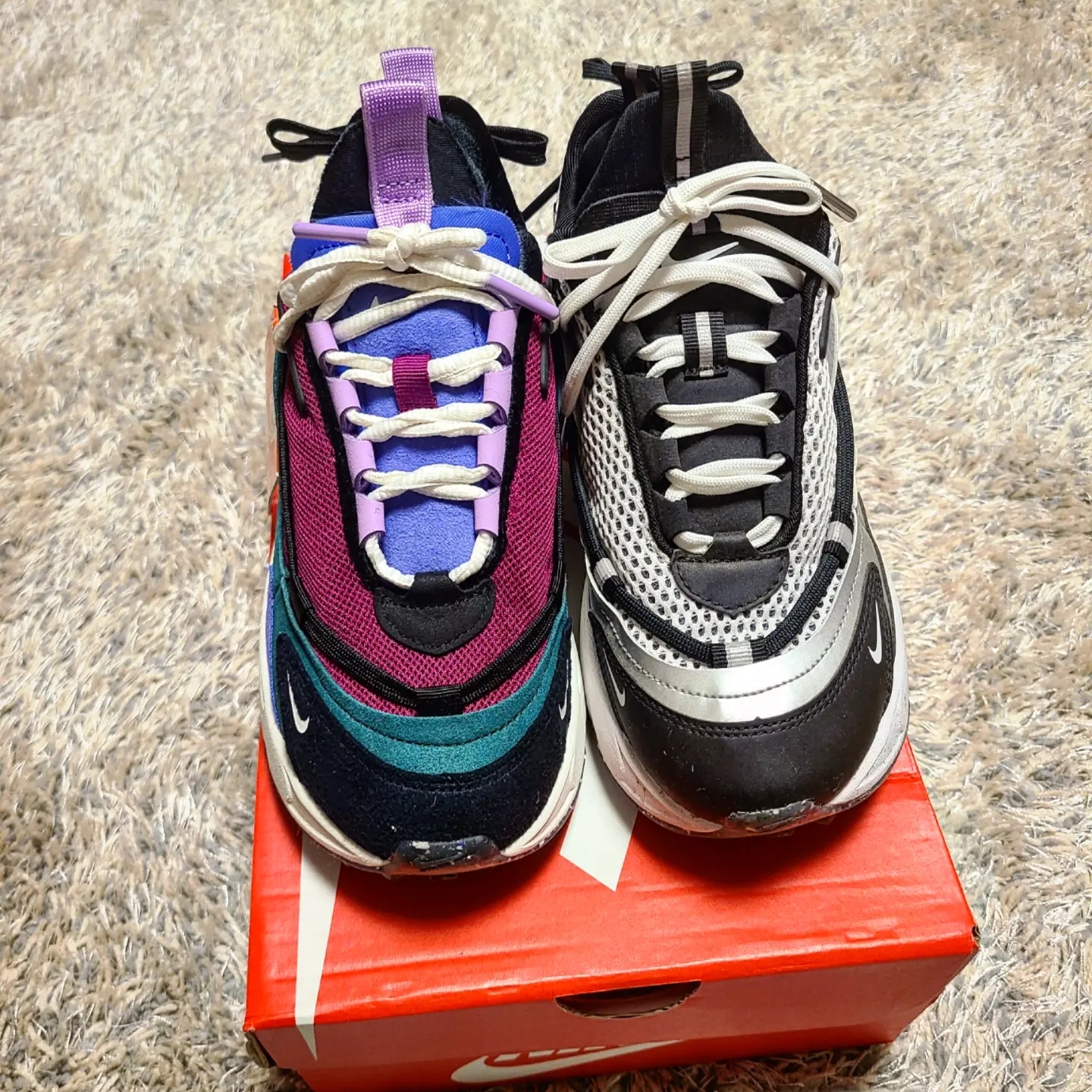 (W) Nike Air Max Furyosa Night Green 착용 스타일 - 3